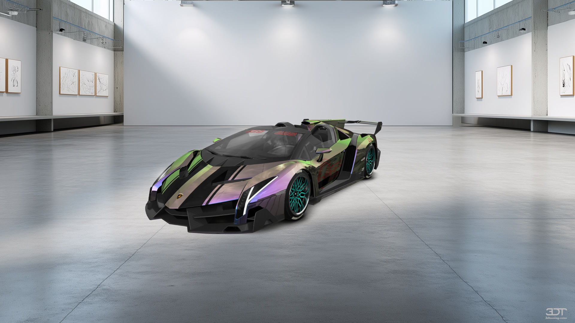 Tuning Lamborghini Veneno Roadster 2013