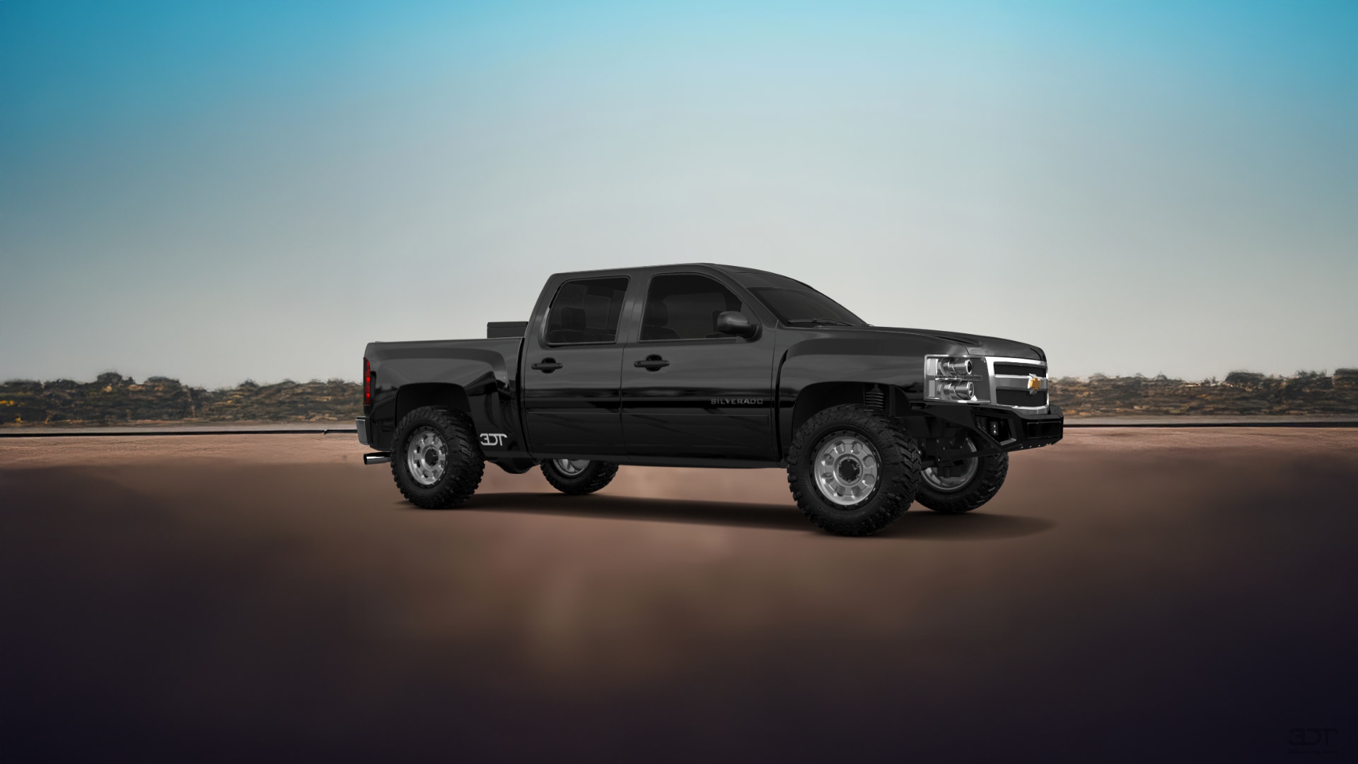 Chevrolet Silverado 1500 Crew Cab 4 Door pickup truck 2007 tuning