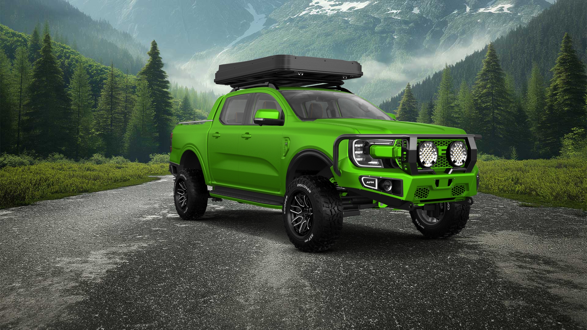 Ford Ranger 4 Door pickup truck 2022 tuning