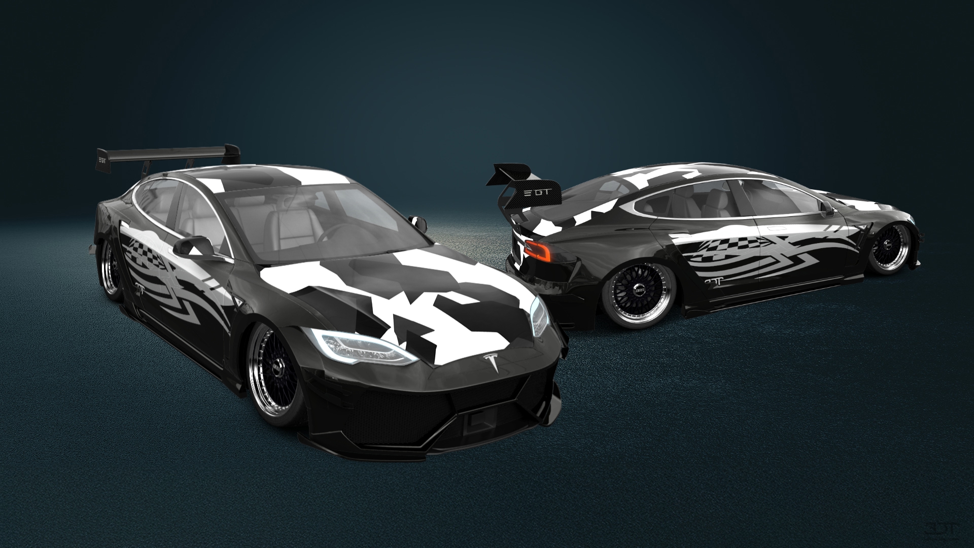 Tesla Model S 5 Door Liftback 2013 tuning