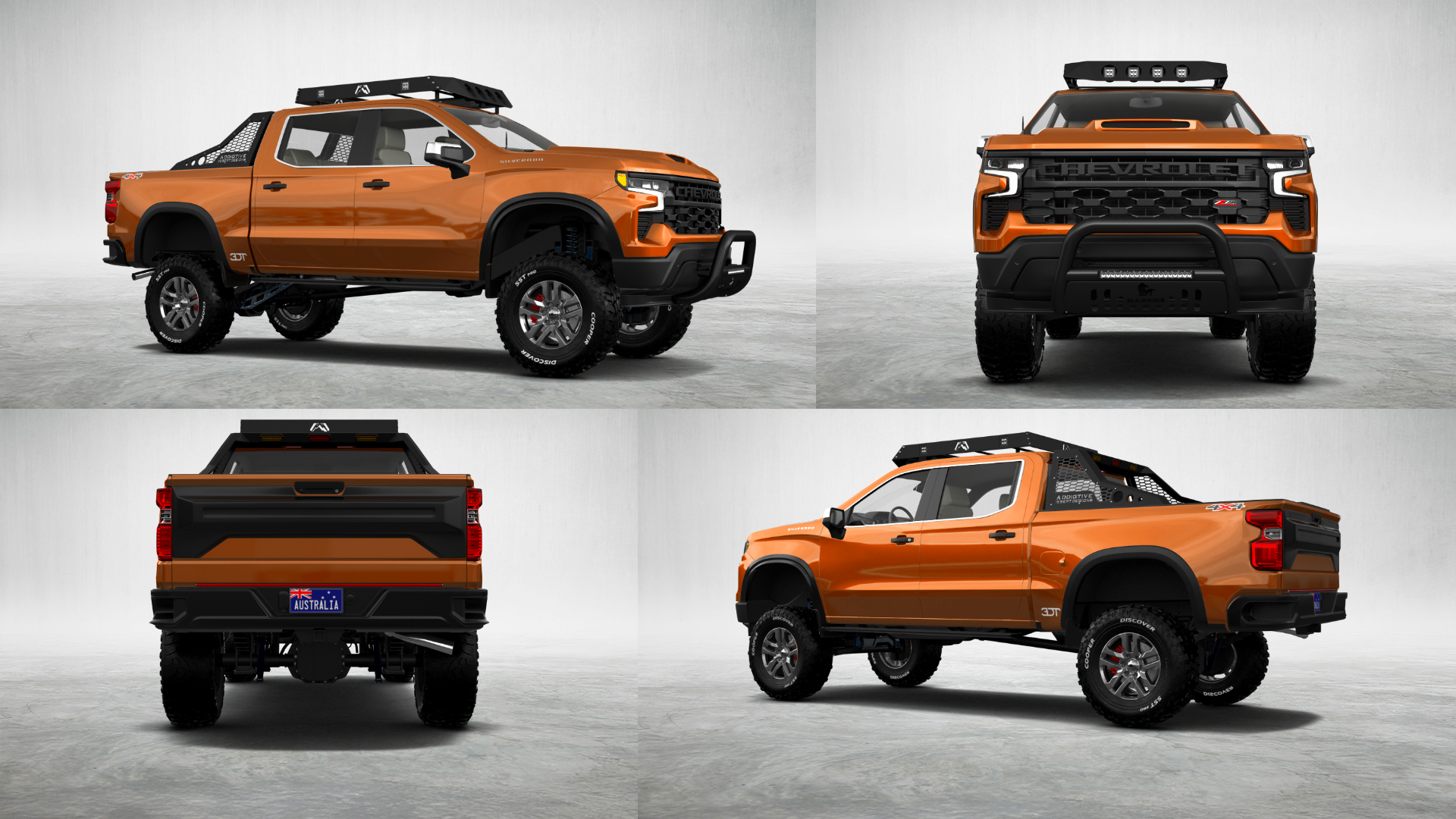 Chevrolet Silverado 1500 Crew Cab 5.8 ft box 4 Door pickup truck 2023 tuning