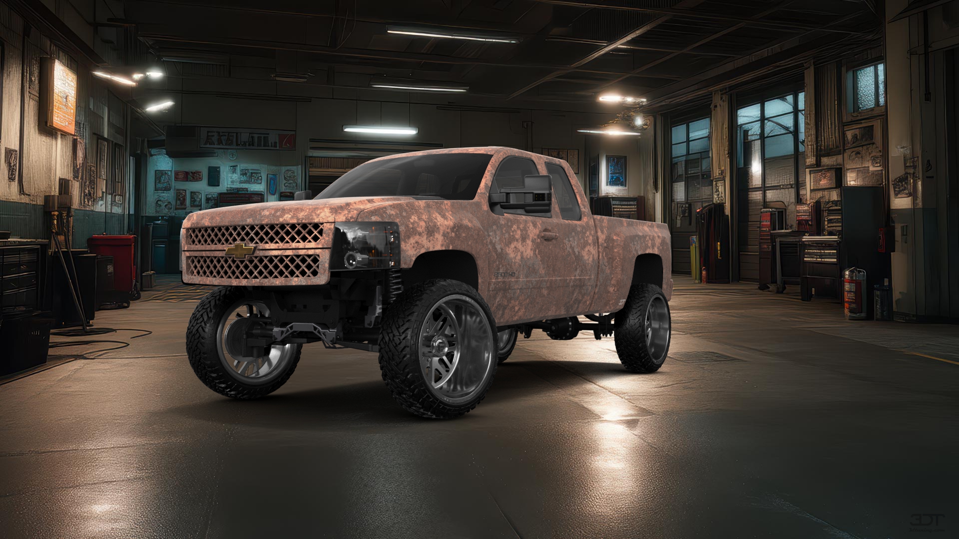Chevrolet Silverado 2500 HD Extended Cab Pickup Truck 2007 tuning