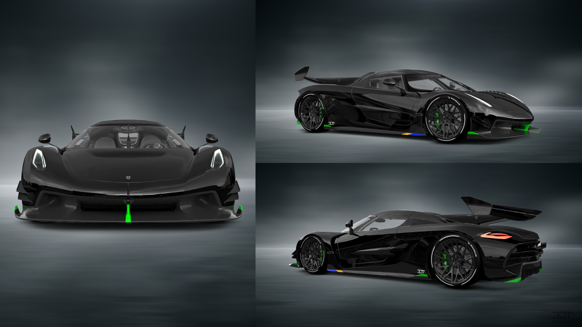 Koenigsegg Jesko 2 door targa top 2020 tuning