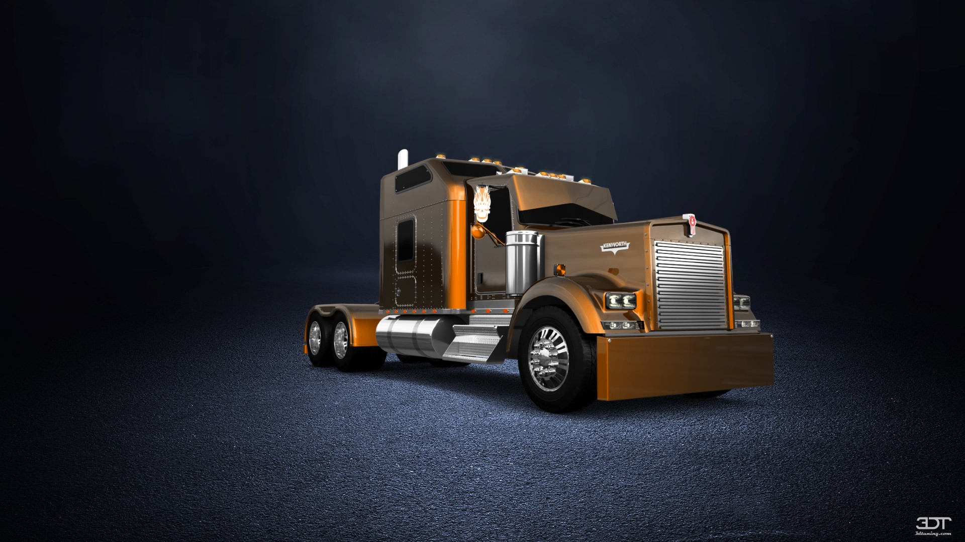 Kenworth W900 Sleeper Cab Truck 2015