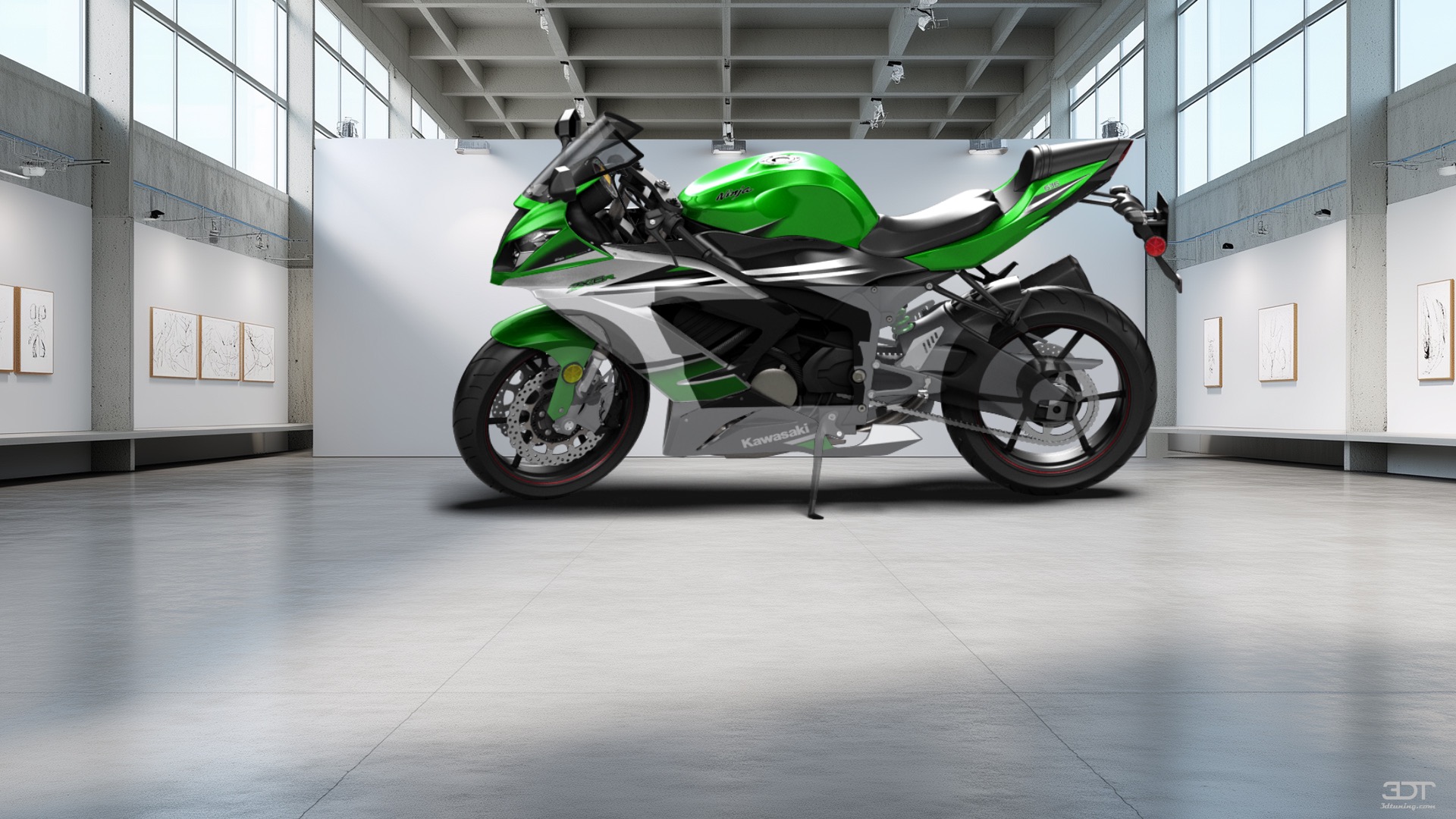 Kawasaki Ninja ZX 6R Sport Bike 2015 tuning