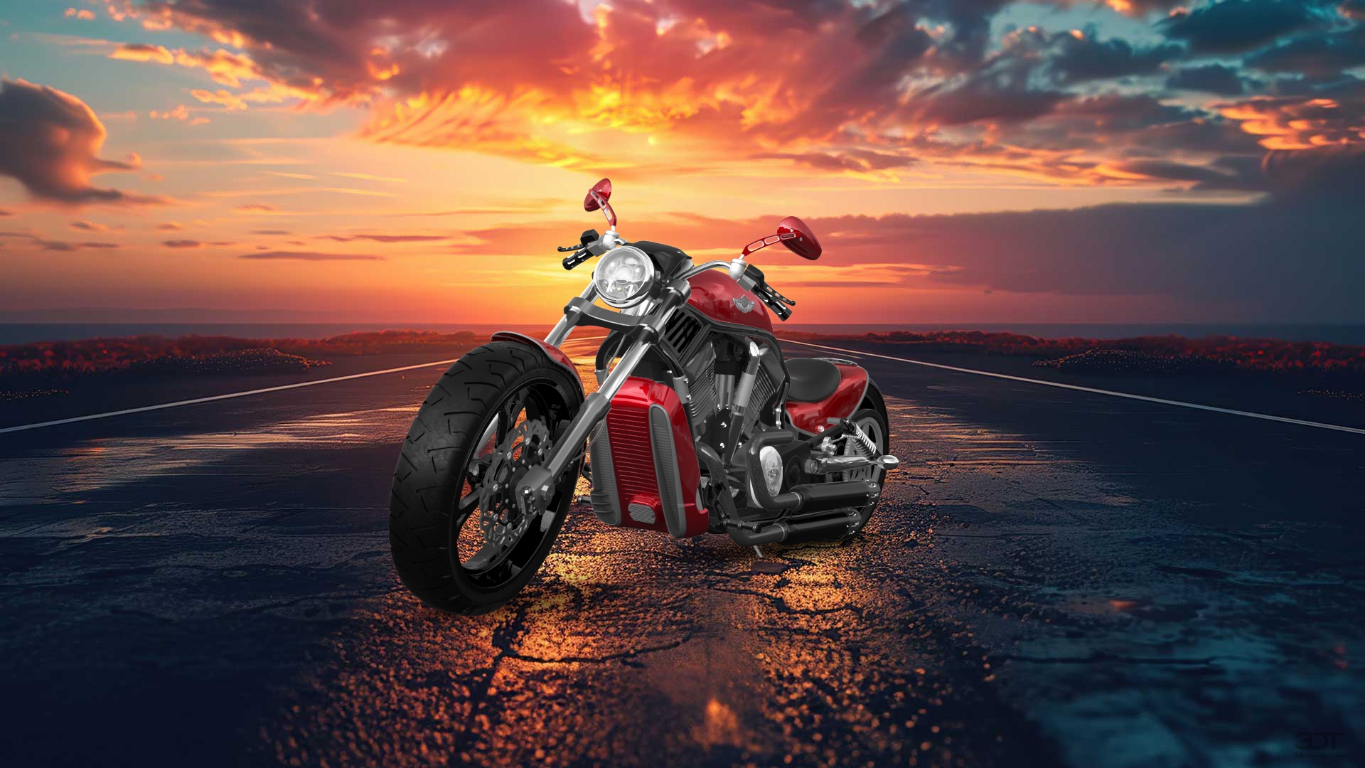 Harley-Davidson Custom Chopper Cruiser 2011