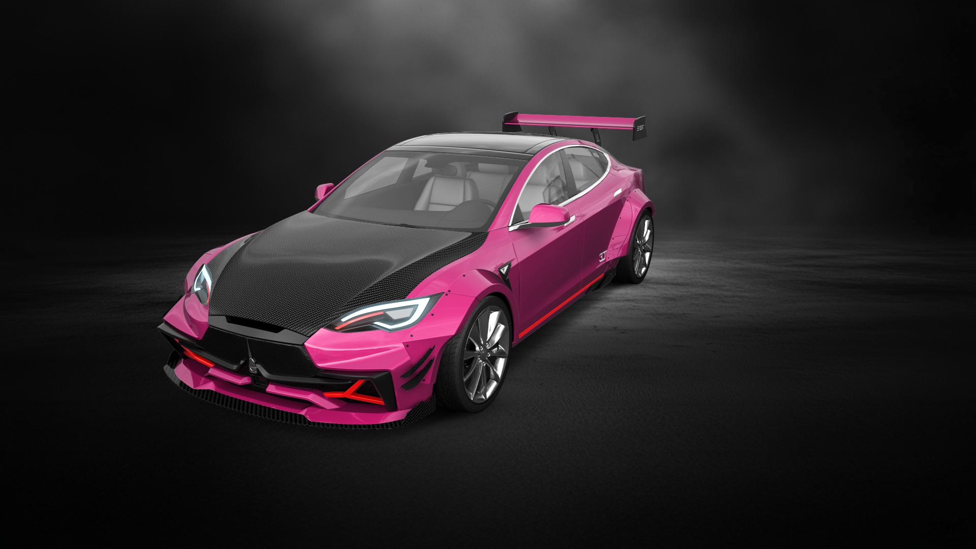 Tesla Model S 5 Door Liftback 2013 tuning