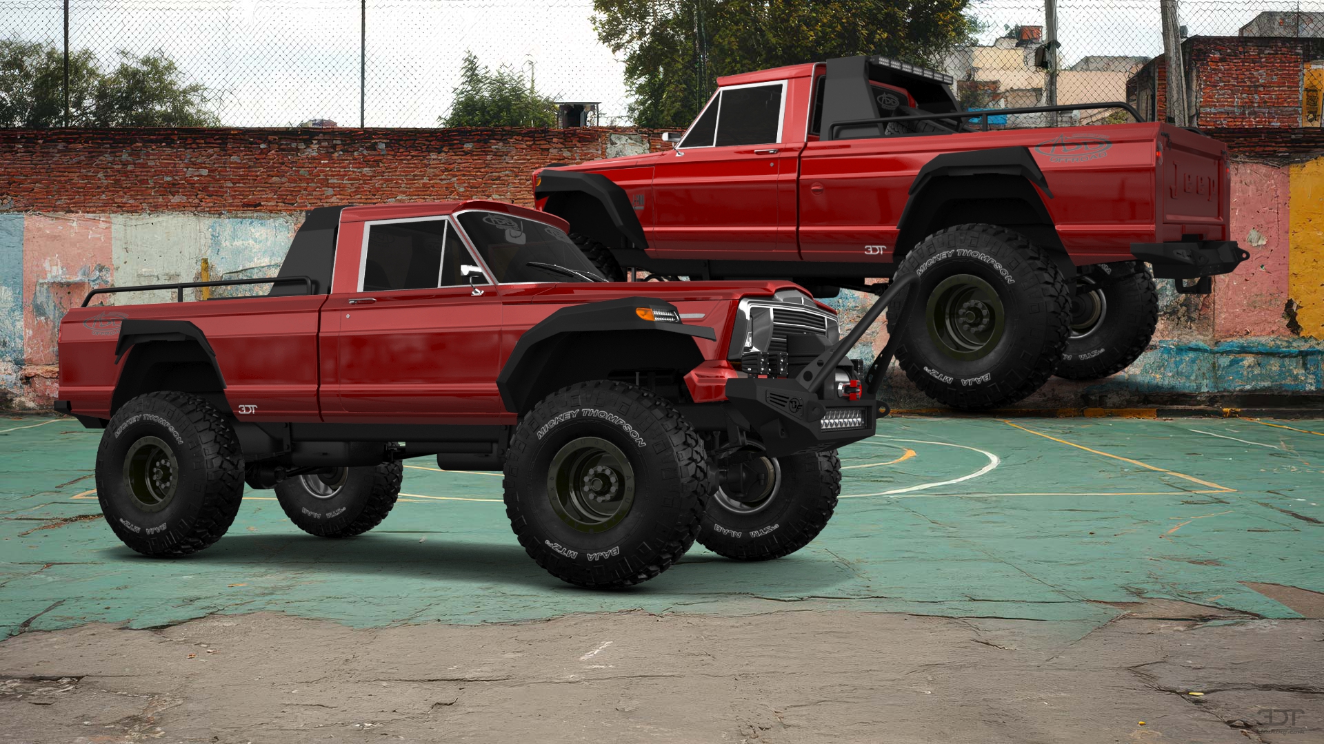 Jeep Gladiator SJ 2 Door pickup truck 1988 tuning