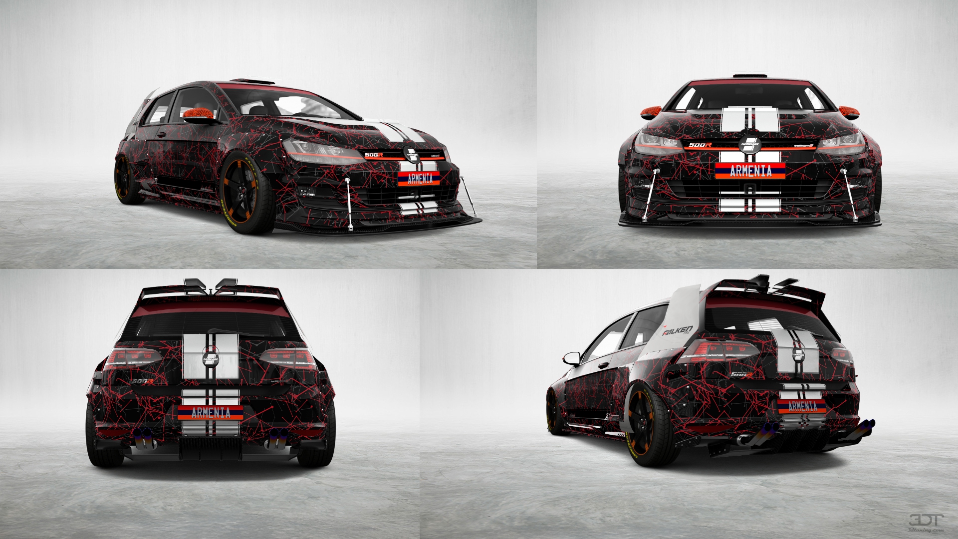 Volkswagen Golf 7 3 Door Hatchback 2013 tuning