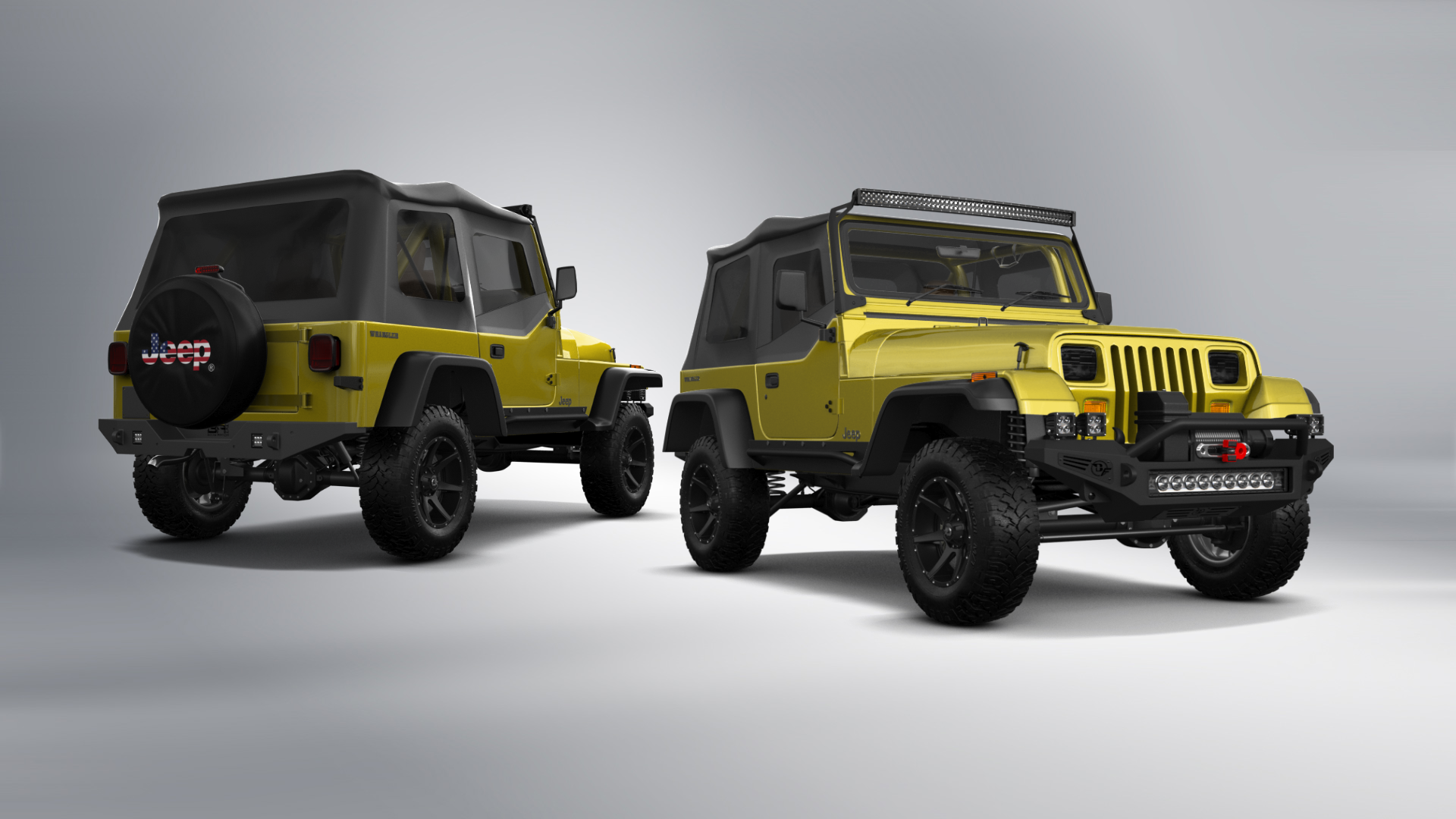 Jeep Wrangler YJ 2 Door SUV 1990 tuning