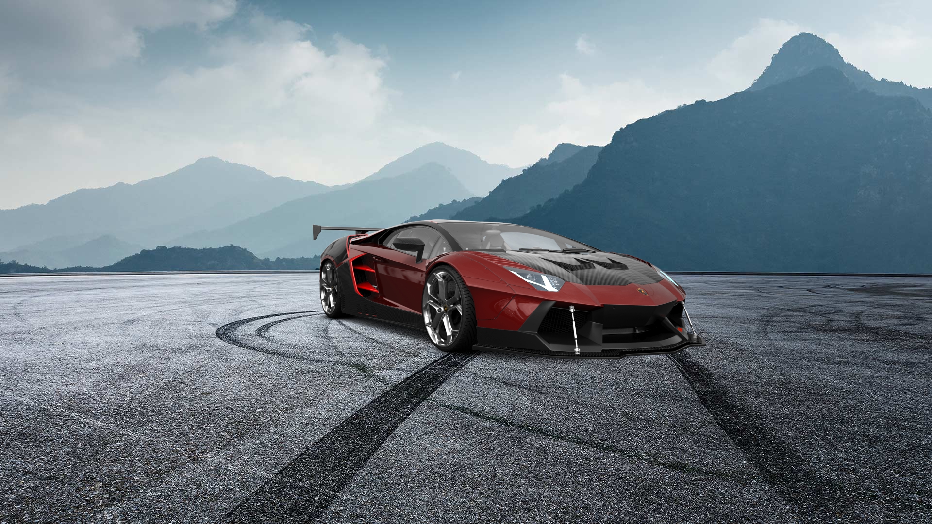 Lamborghini Aventador 2 Door Coupe 2012 tuning
