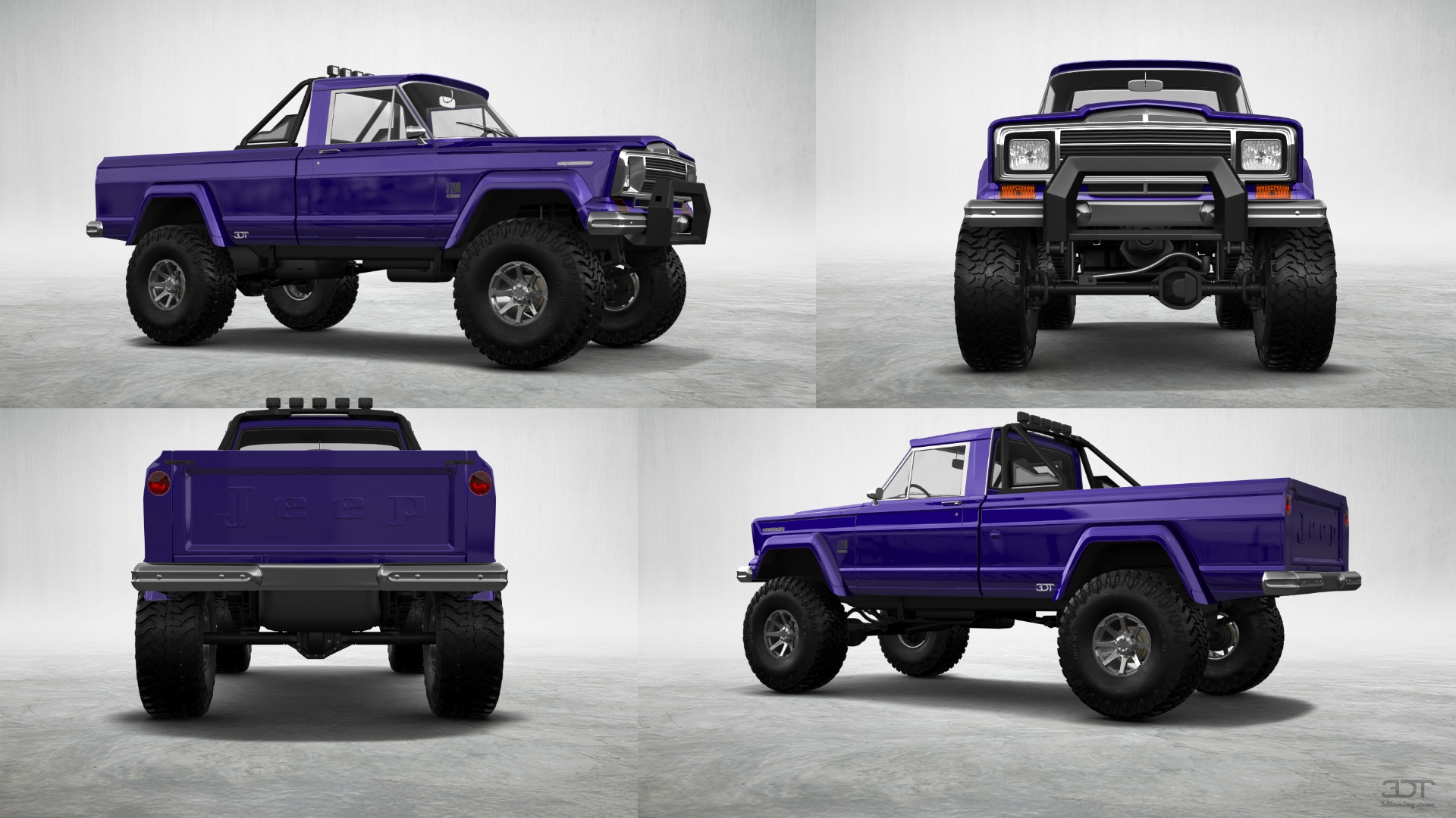 Jeep Gladiator SJ 2 Door pickup truck 1988 tuning