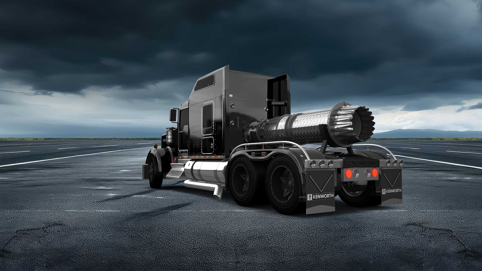 Kenworth W900 Sleeper Cab Truck 2015