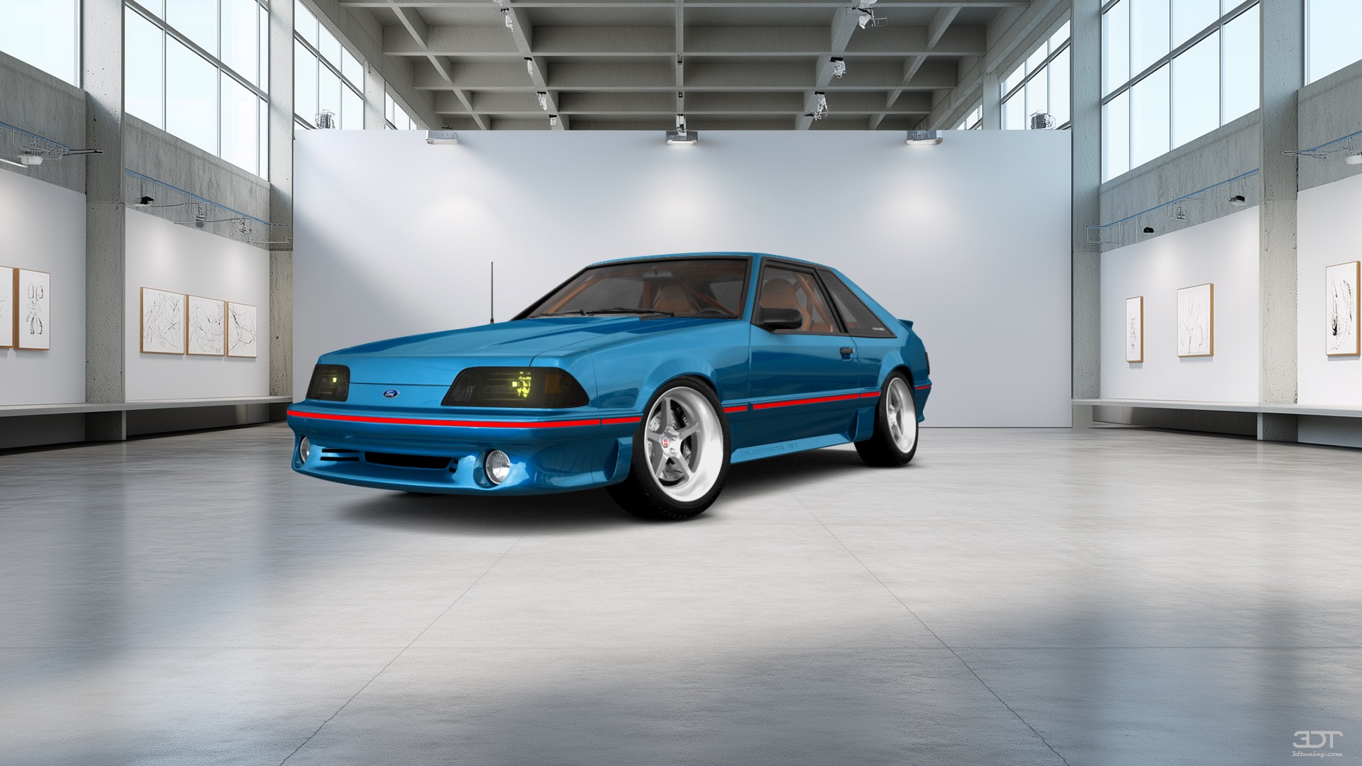 Ford Mustang 3 Door Hatchback 1988 Images