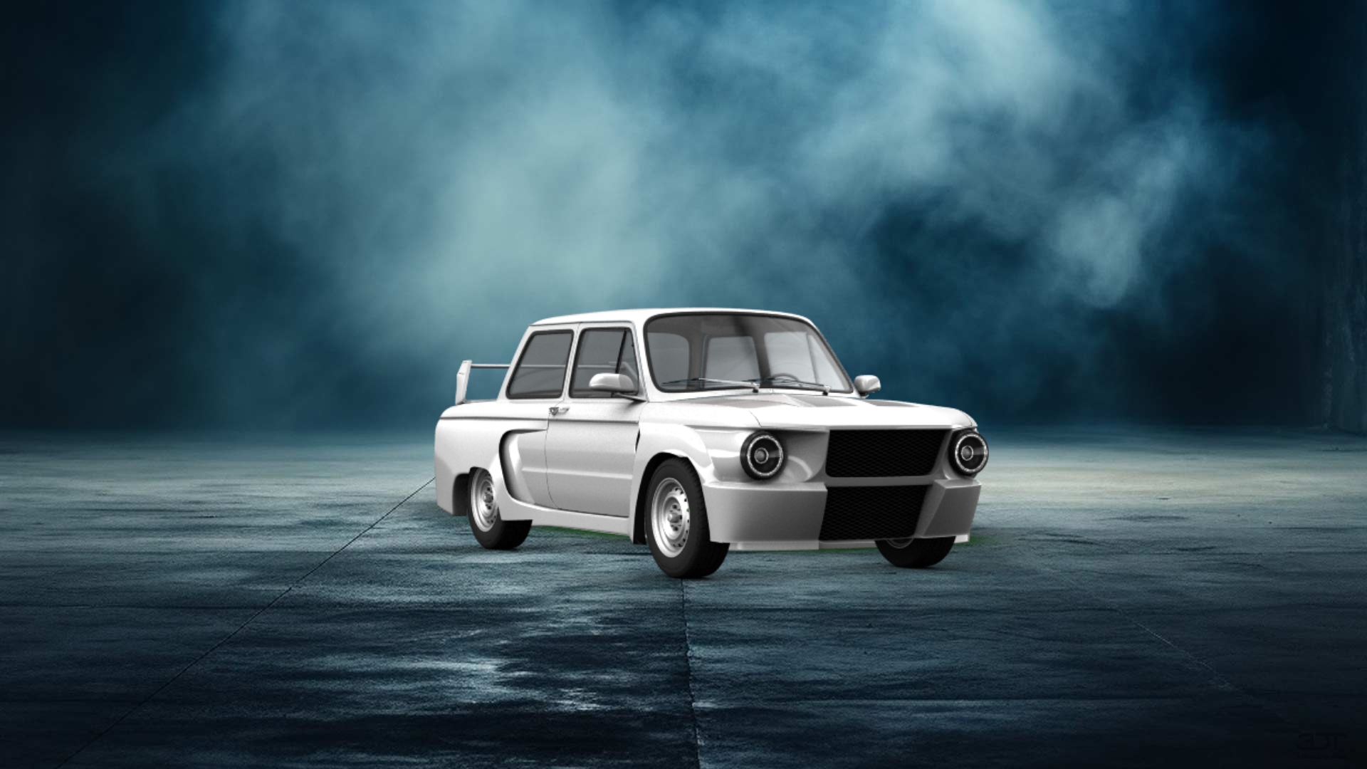 ムク　SAR Spenser1988's ZAZ 968M Zaporozhets 1979 with Underglow, Trunk Lid