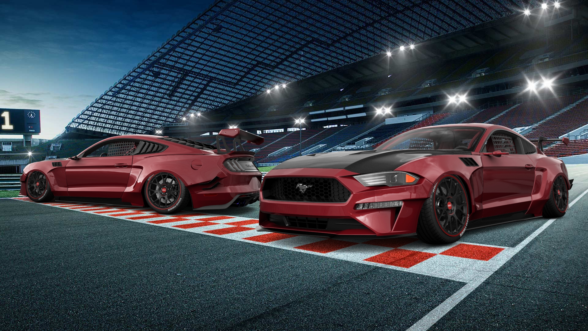 Ford Mustang Ecoboost 2 Door Coupe 2018 tuning