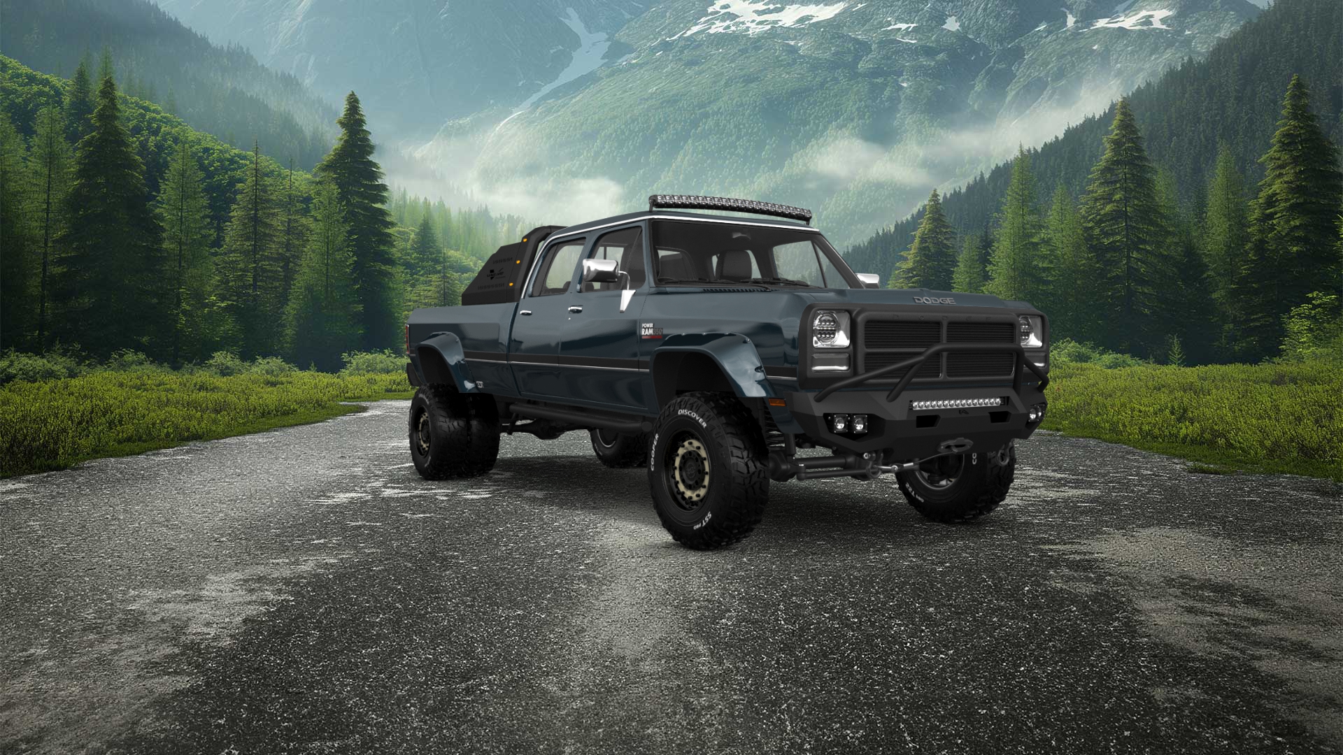Dodge Ram 350 4 Door pickup truck 1991