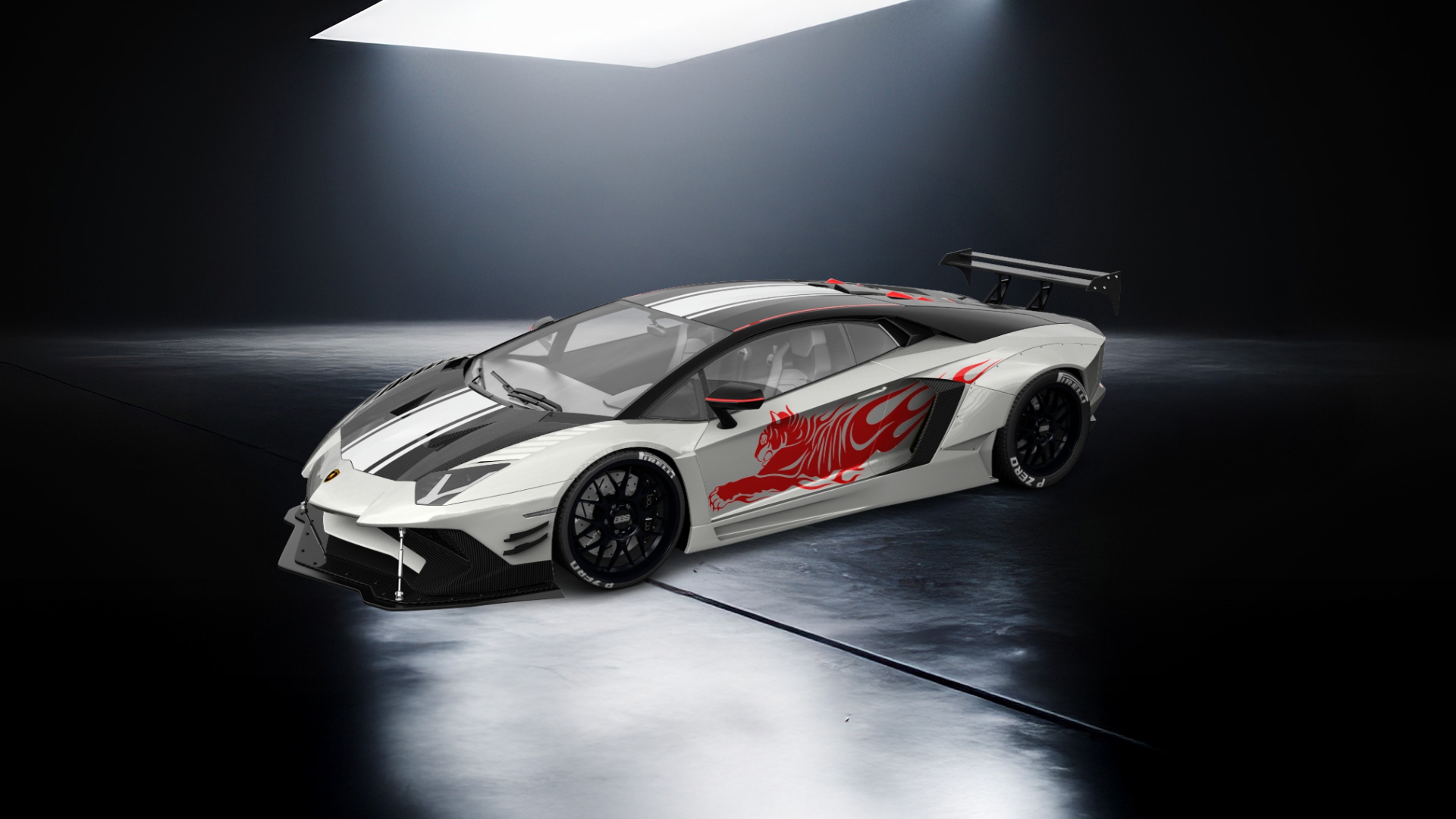Lamborghini Aventador 2 Door Coupe 2012 tuning