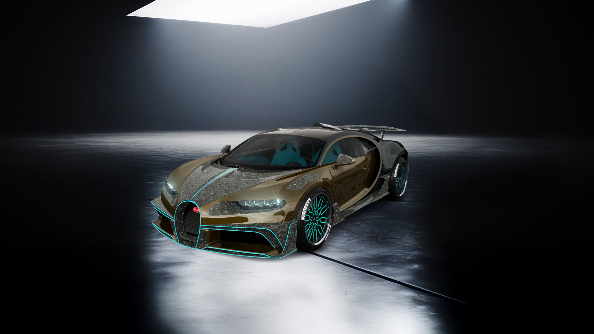 Bugatti Chiron 2 Door Coupe 2016 tuning