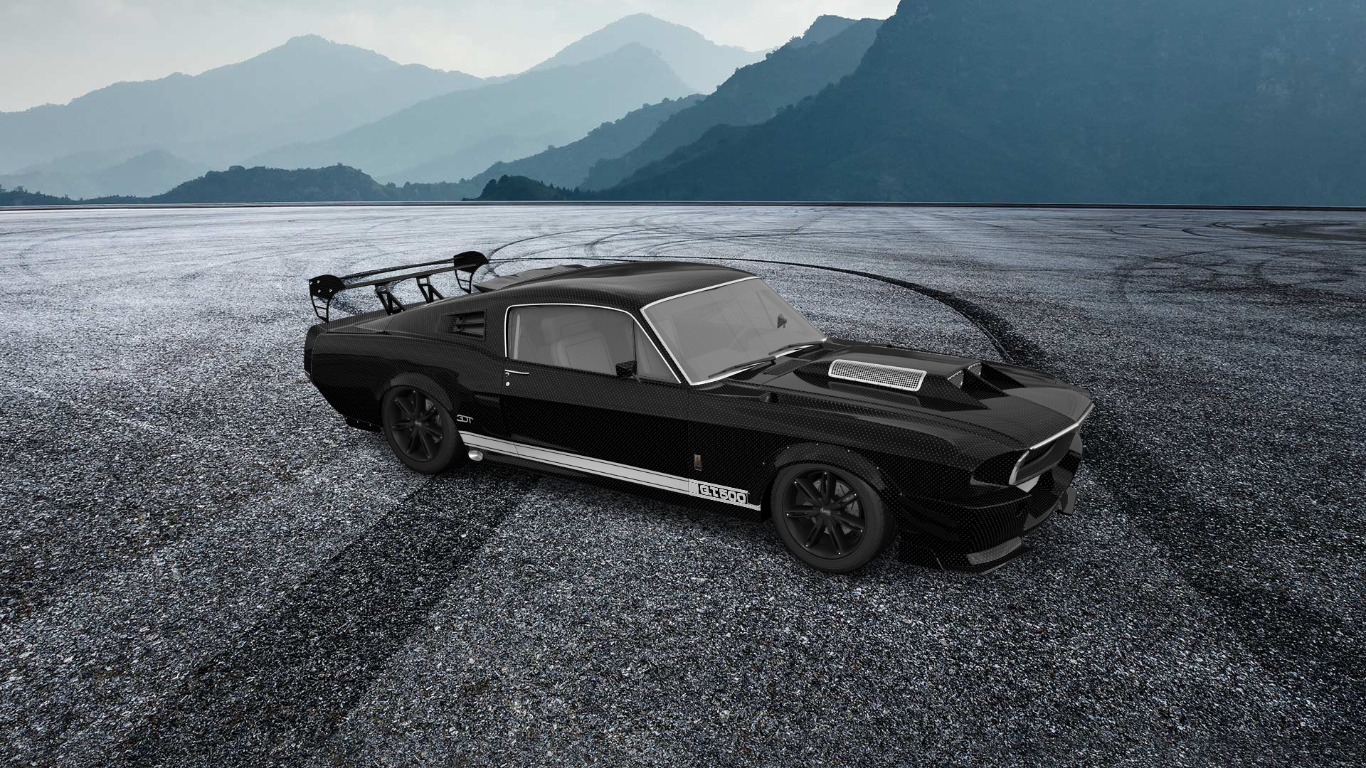 Mustang GT500 2 Door Coupe 1968 tuning