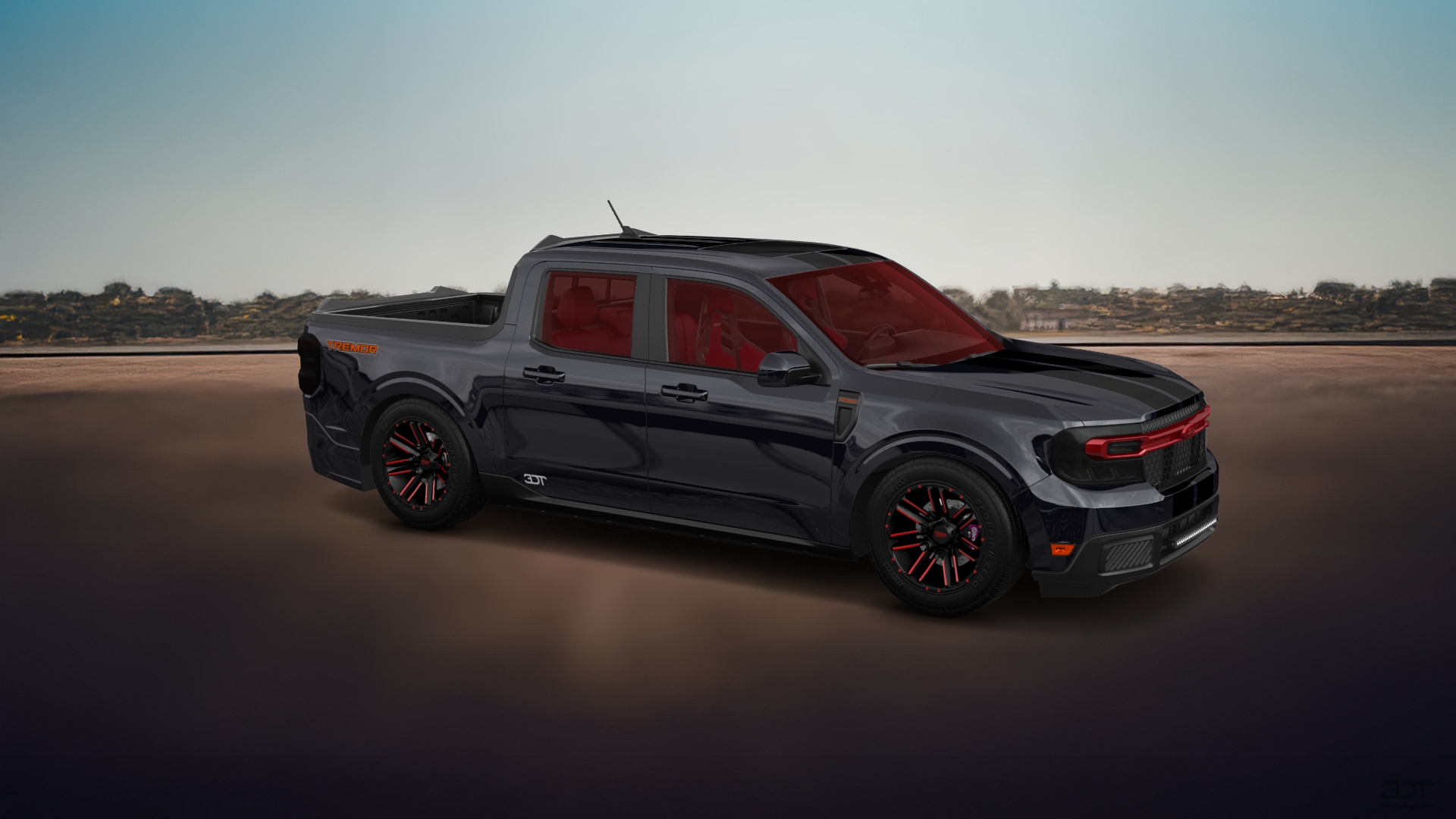 Ford Maverick 4 Door pickup truck 2022 tuning