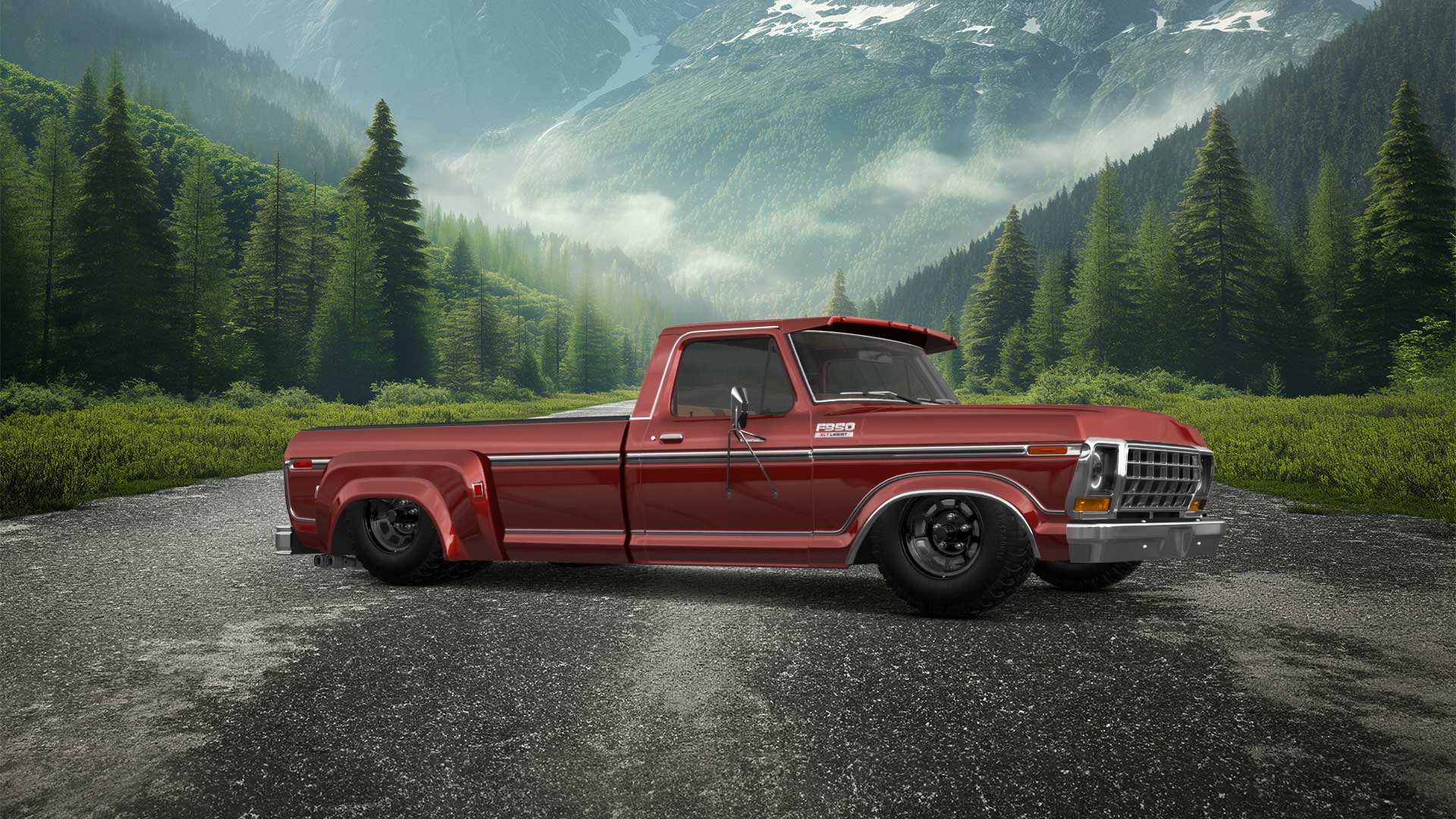 Ford F-350 Dually Regular Cab 2 Door pickup truck 1978