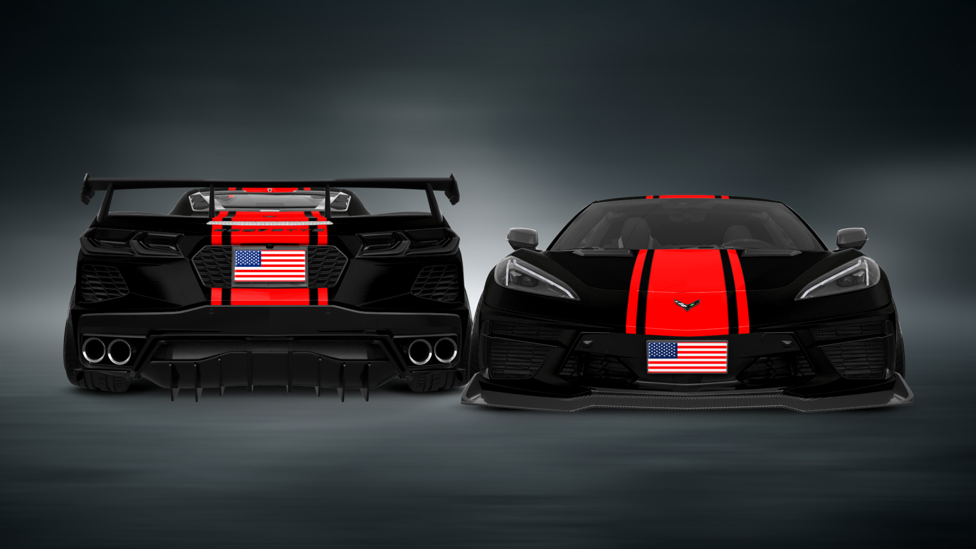Chevrolet Corvette 2 door targa top 2020 tuning