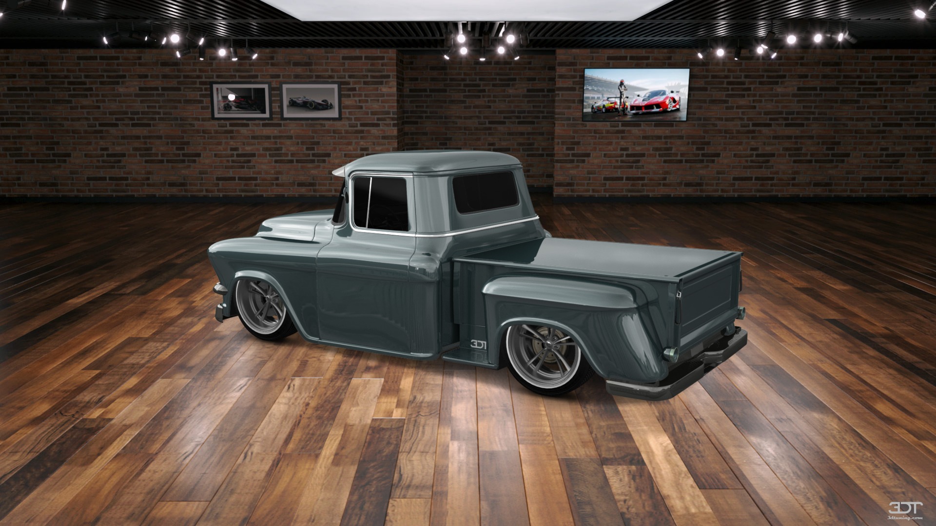 Tuning GMC 100 Stepside 2 Door pickup truck 1957