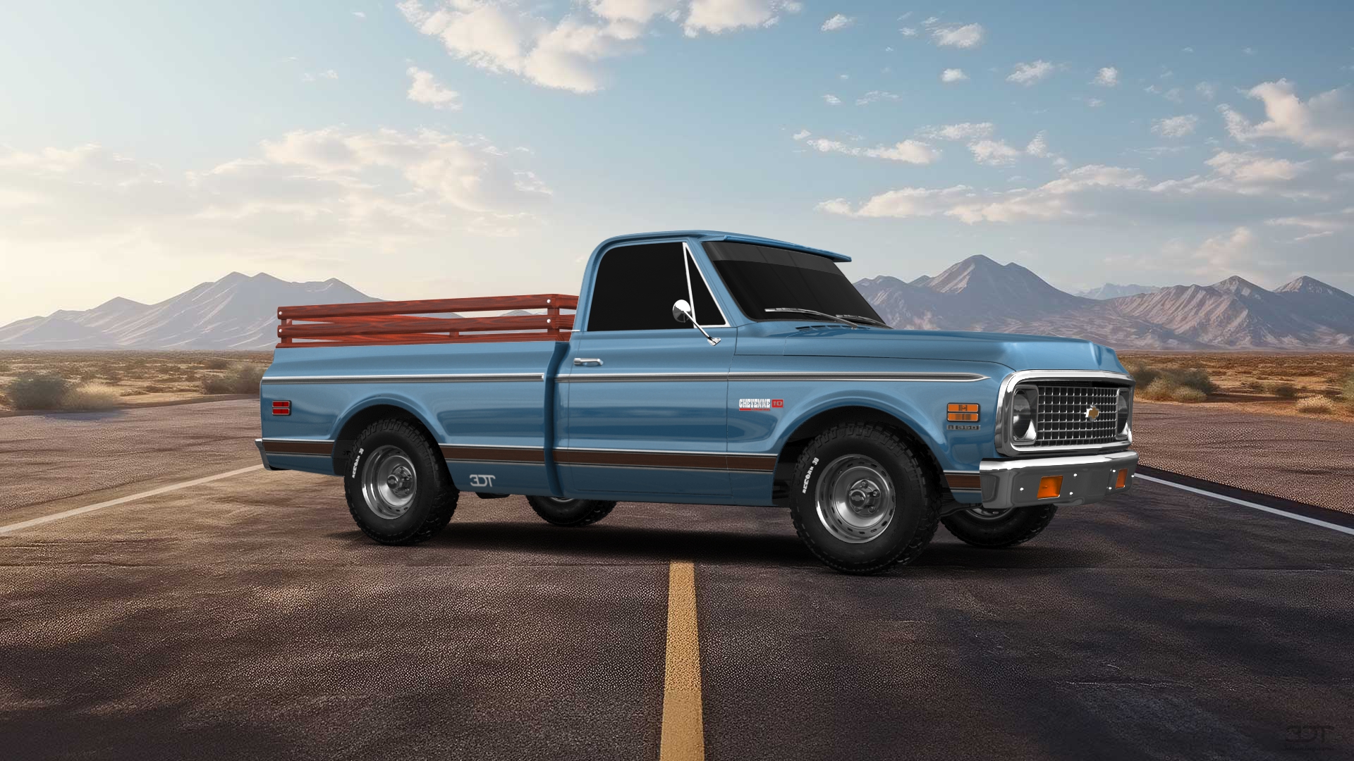 Chevrolet C-10 Cheyenne 2 Door pickup truck 1972 Images