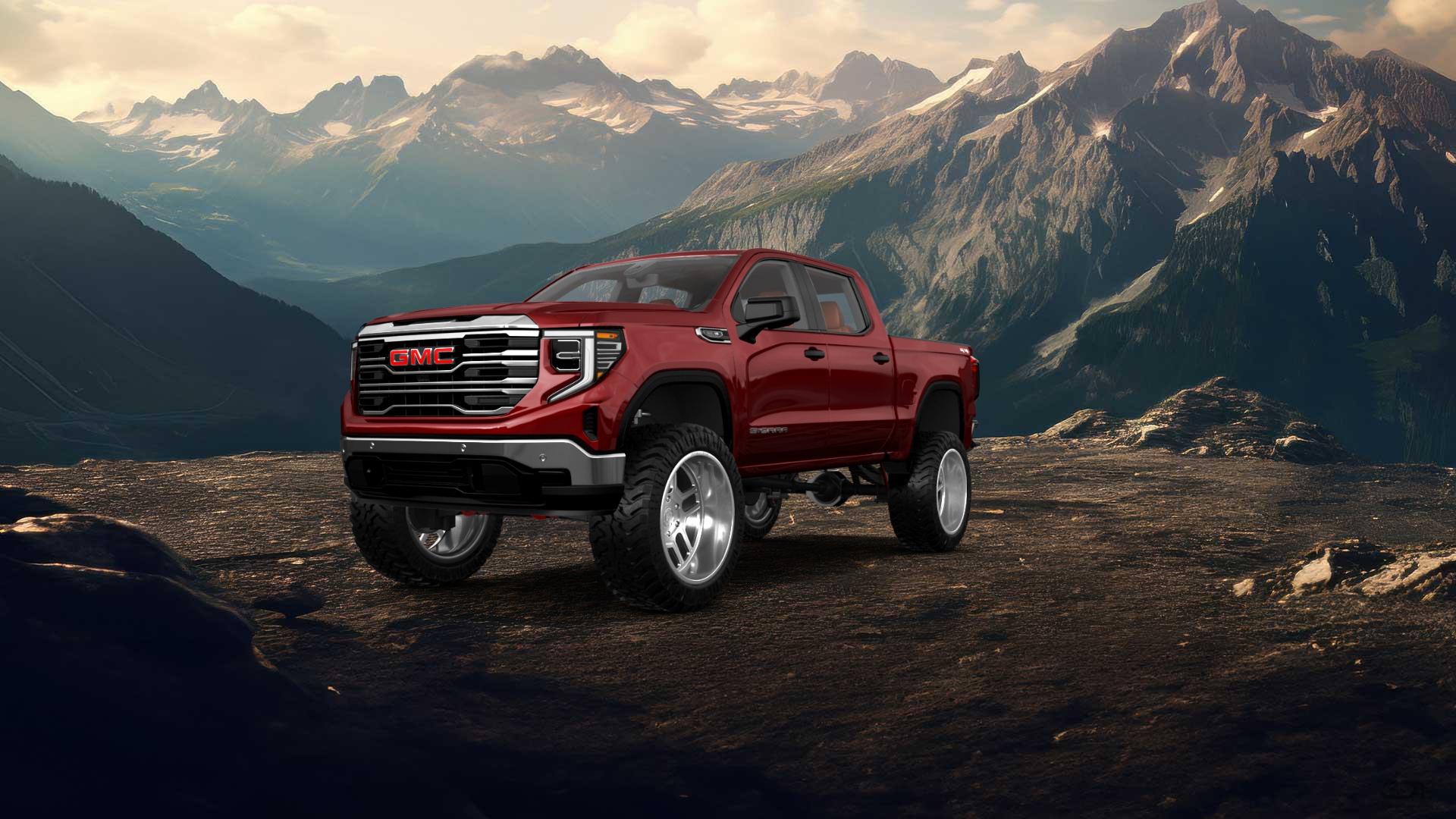 GMC Sierra 1500 Crew Cab 5.8 ft box 4 Door pickup truck 2023