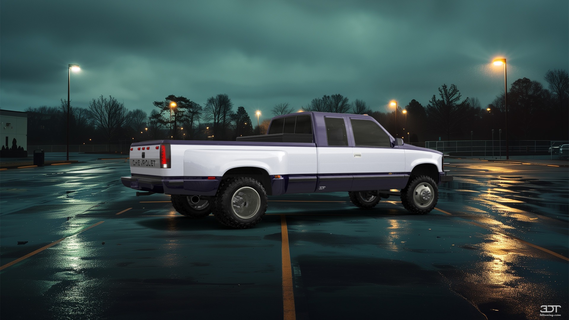 Chevrolet K3500 Extended Cab Pickup Truck 1988