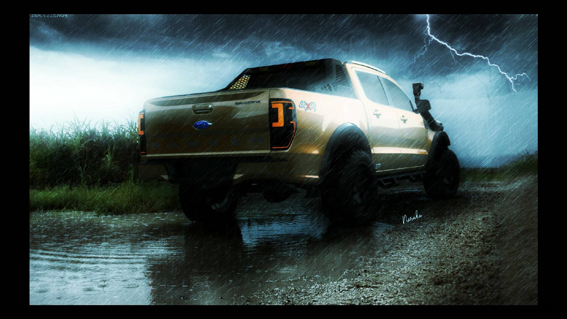 Ford Ranger 4 Door pickup truck 2019