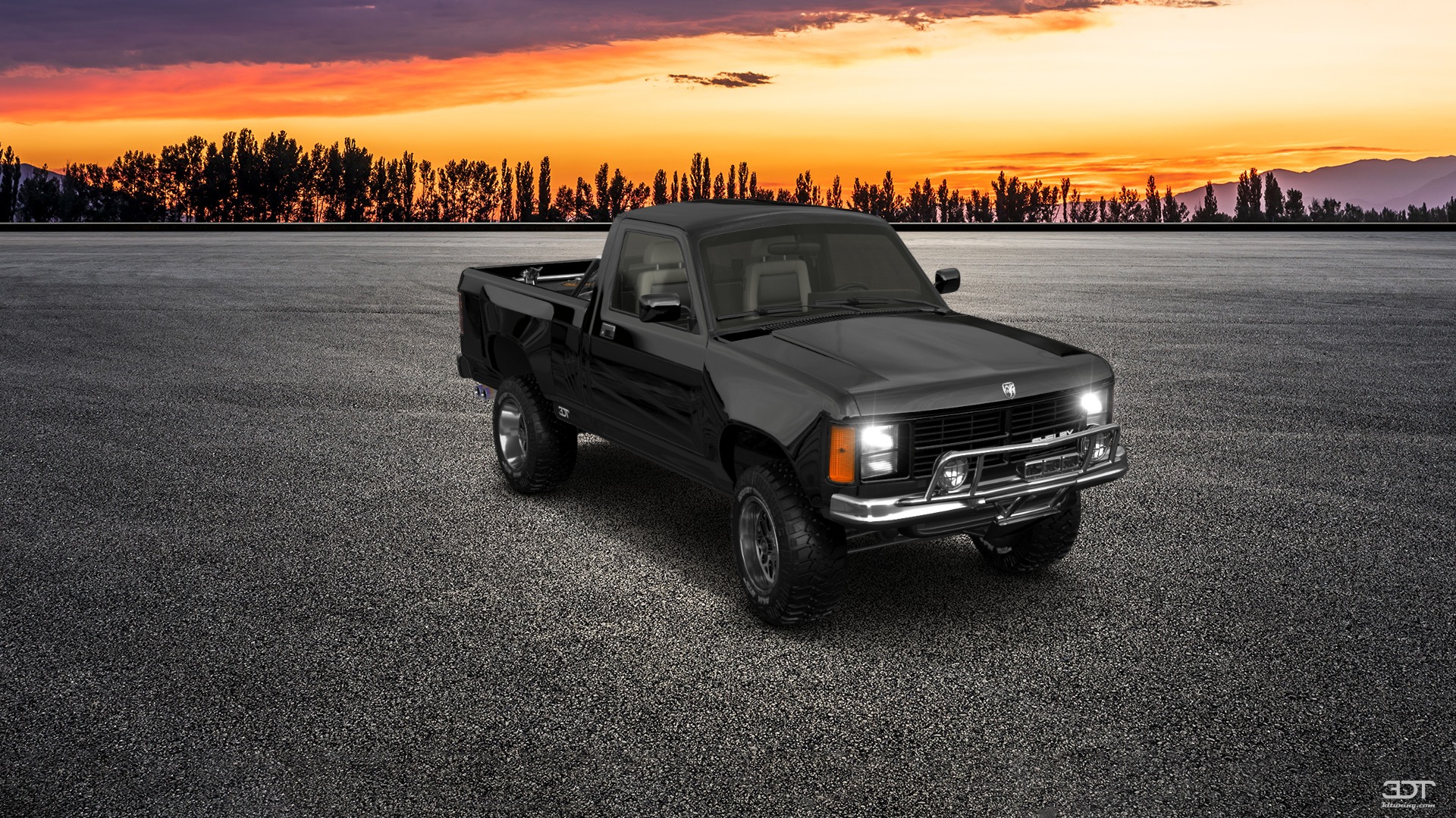 Dodge Dakota Regular Cab 2 Door pickup truck 1987