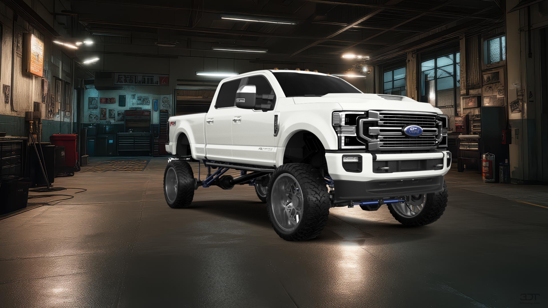 Ford F-250 4 Door pickup truck 2021 tuning