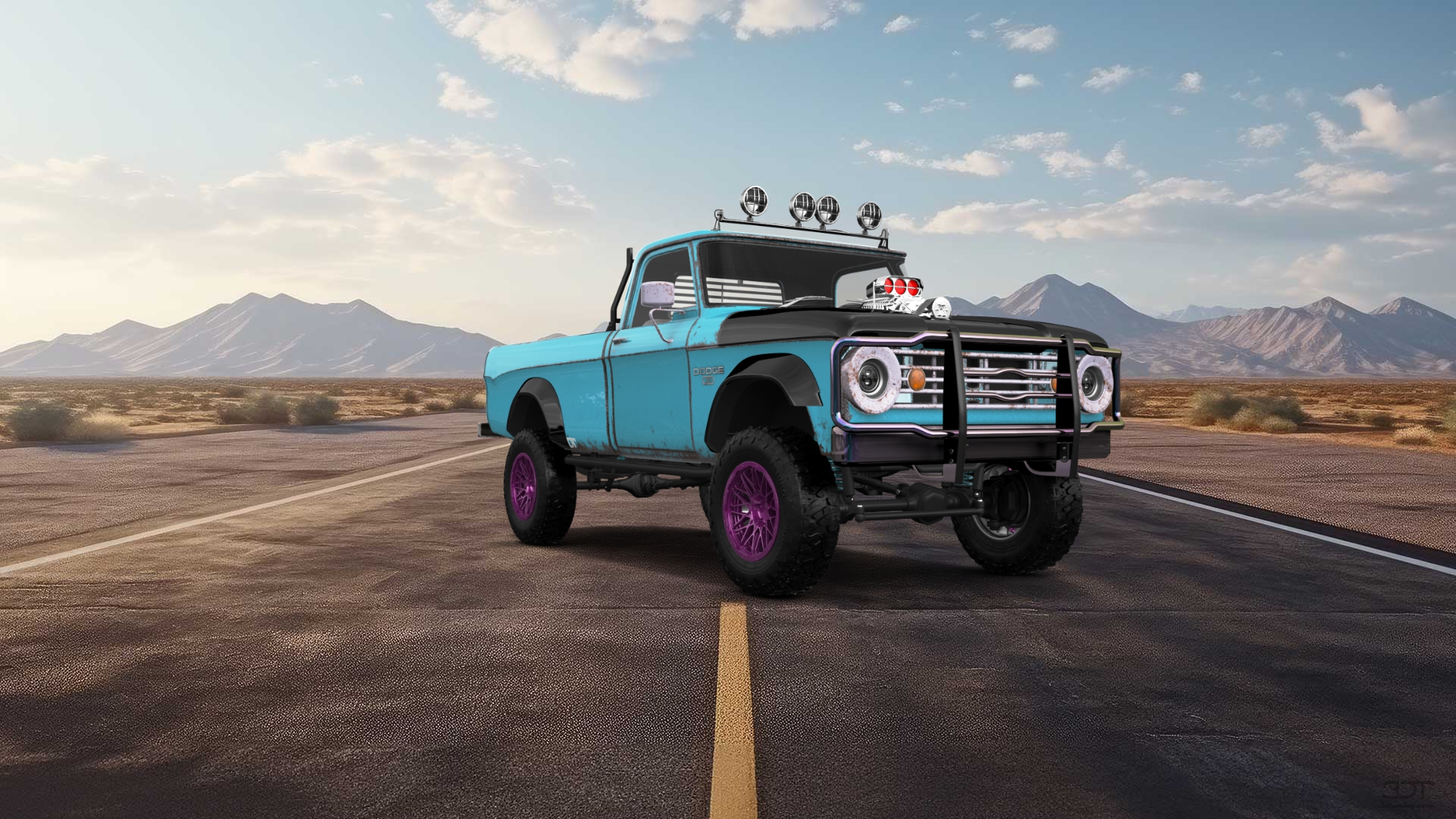 Dodge Power Wagon W200 2 Door pickup truck 1966