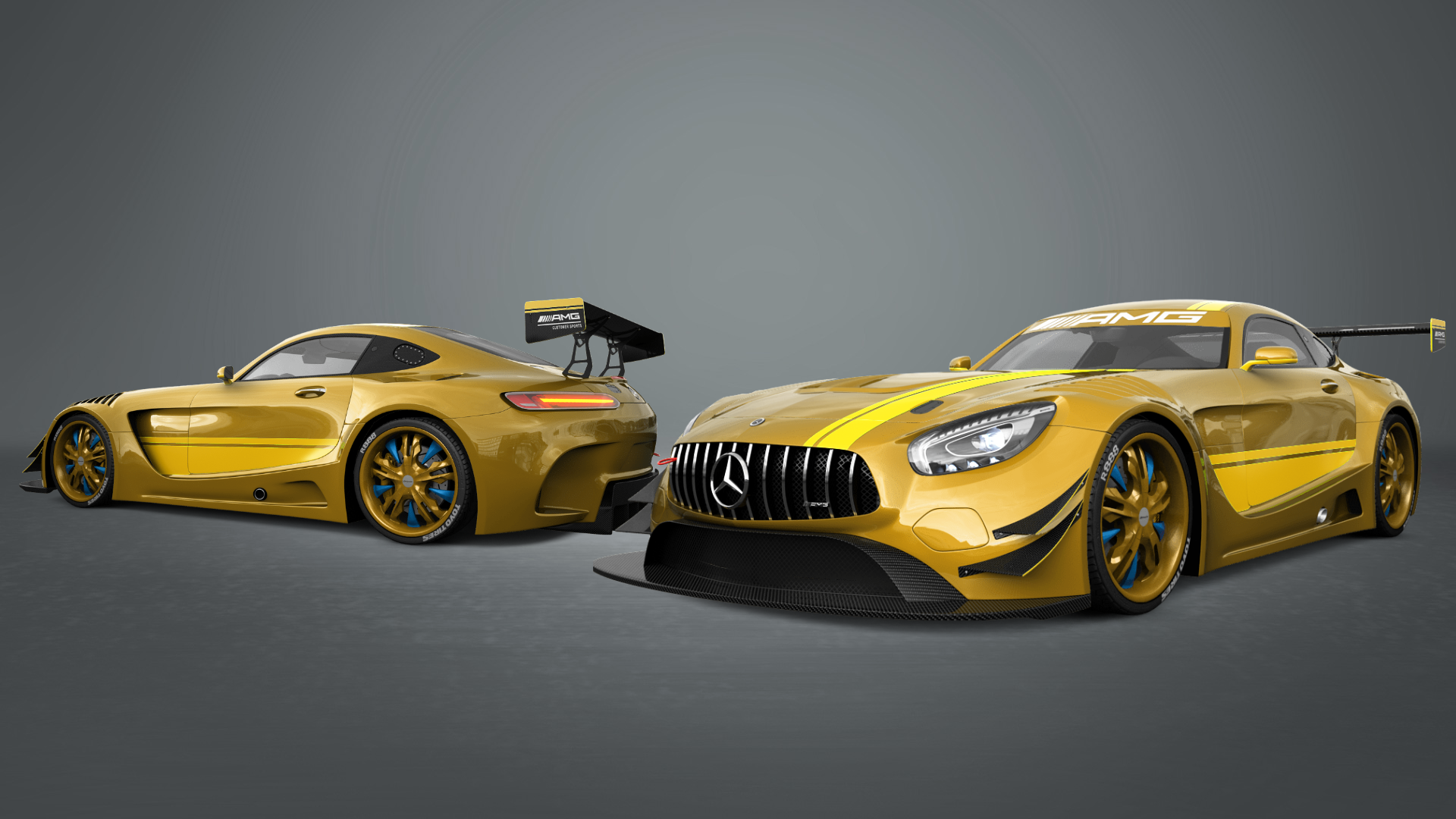Mercedes AMG GT 2 door fastback coupe 2016 tuning