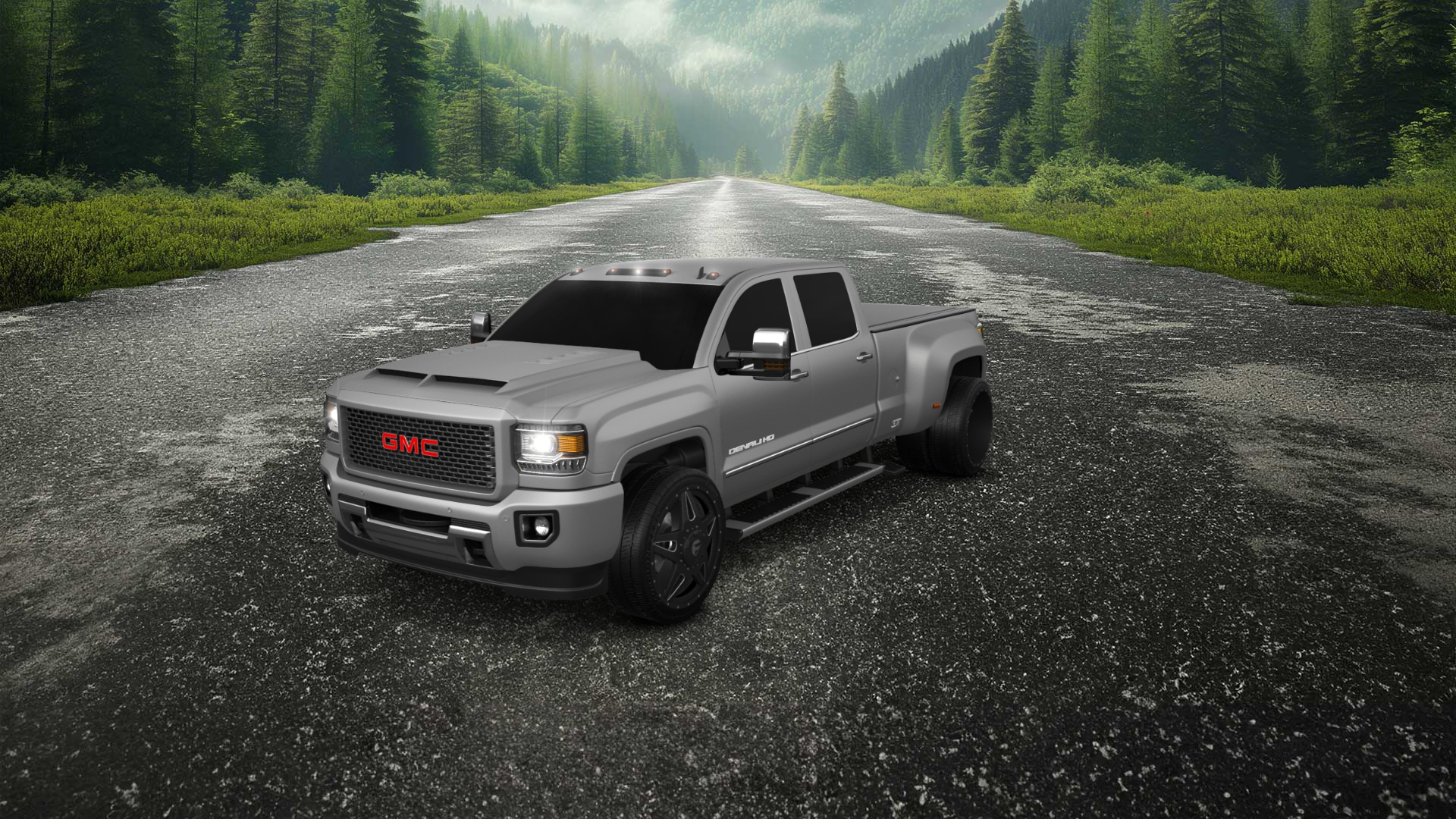 GMC Sierra 3500 HD Crew Cab 4 Door pickup truck 2015 tuning