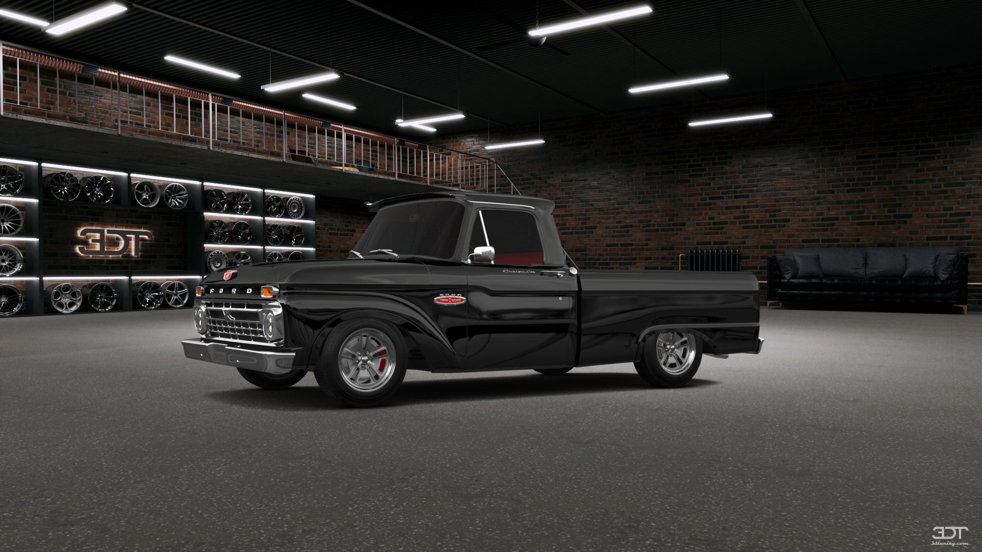Ford F-100 Custom Cab 2 Door pickup truck 1966