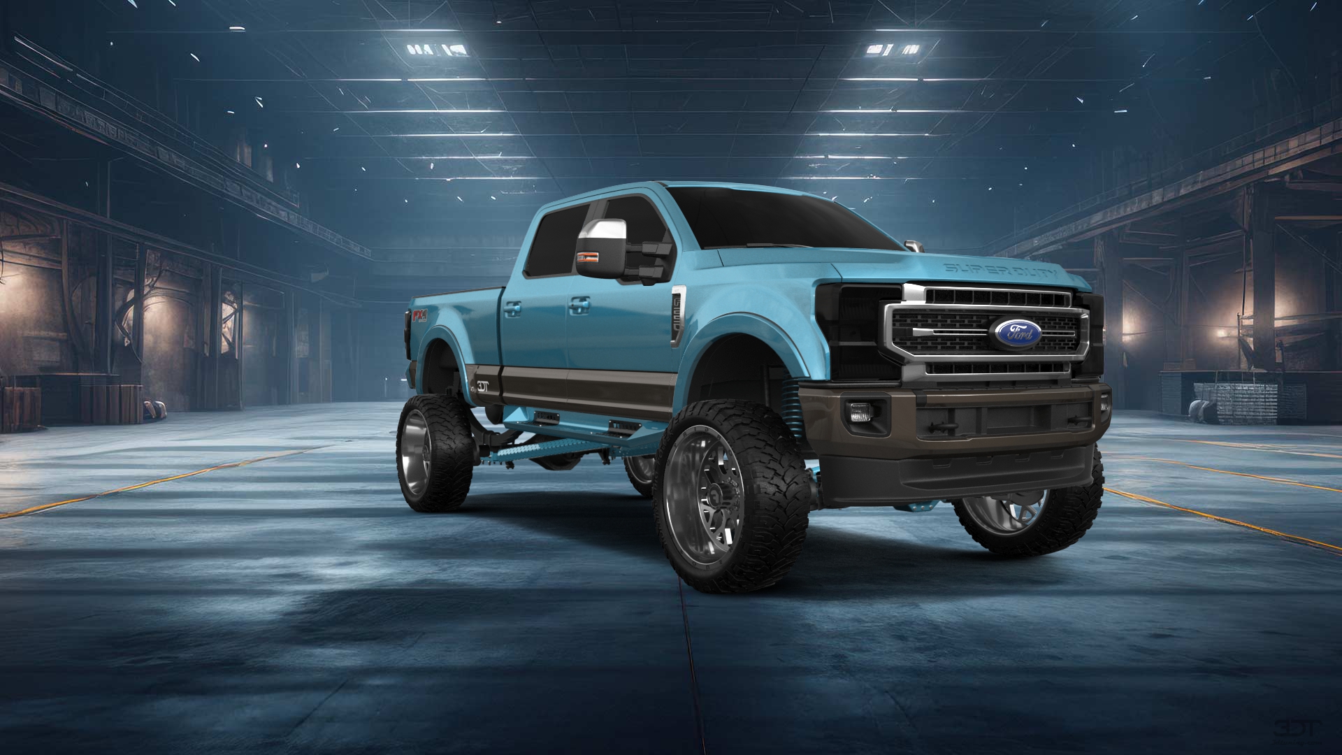 Ford F-250 4 Door pickup truck 2021 tuning
