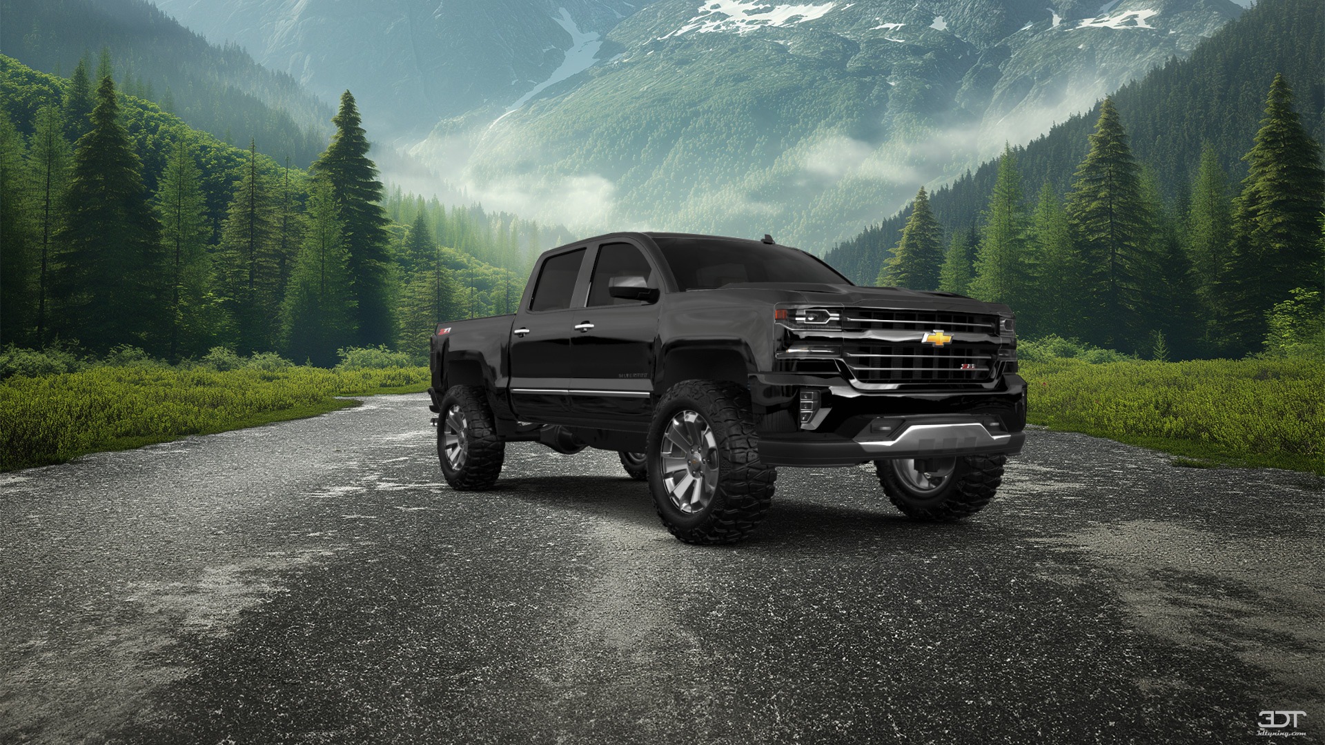 Chevrolet Silverado 1500 4 Door pickup truck 2016 tuning