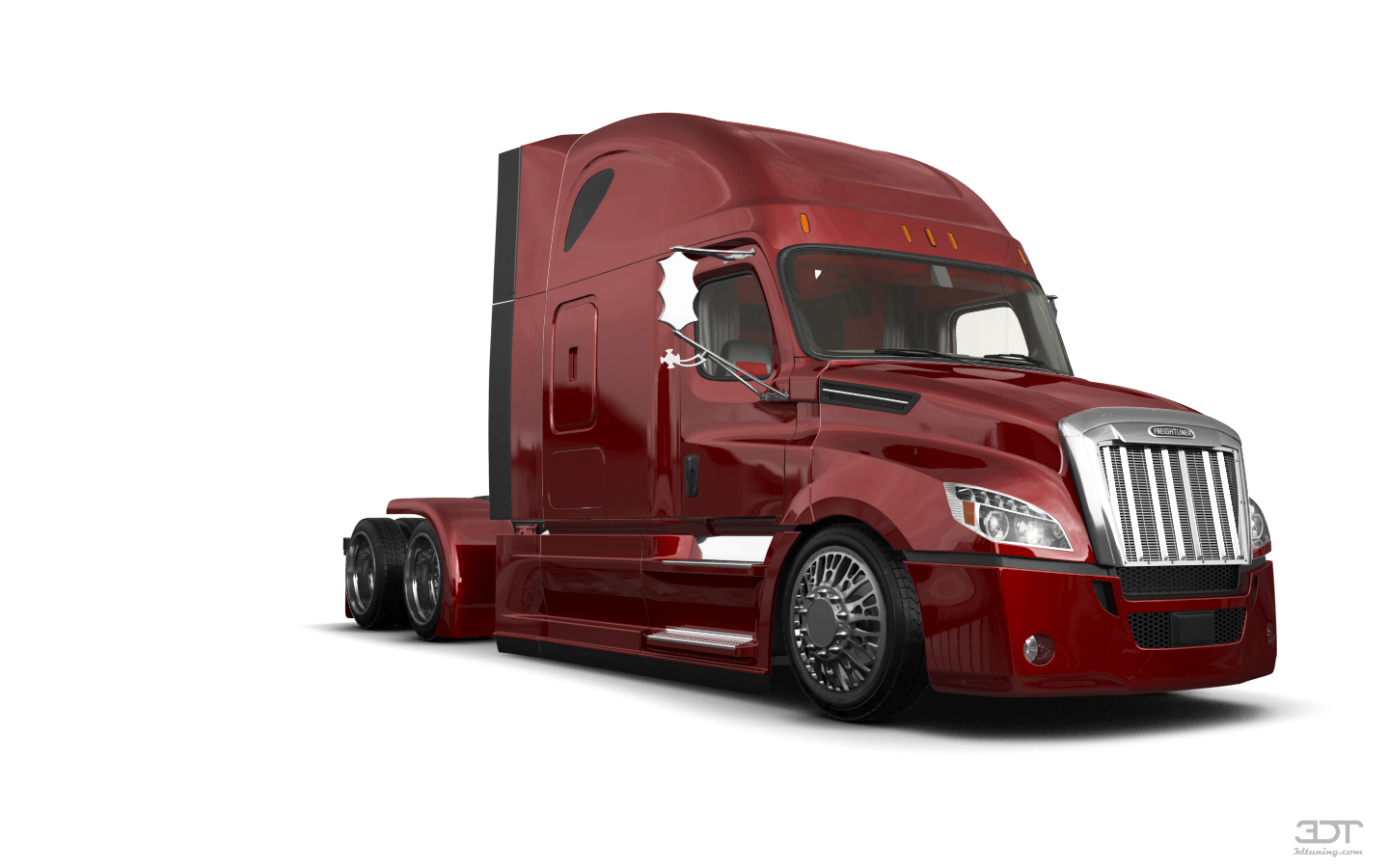 Tuning Freightliner Cascadia Sleeper Cab Truck 2018
