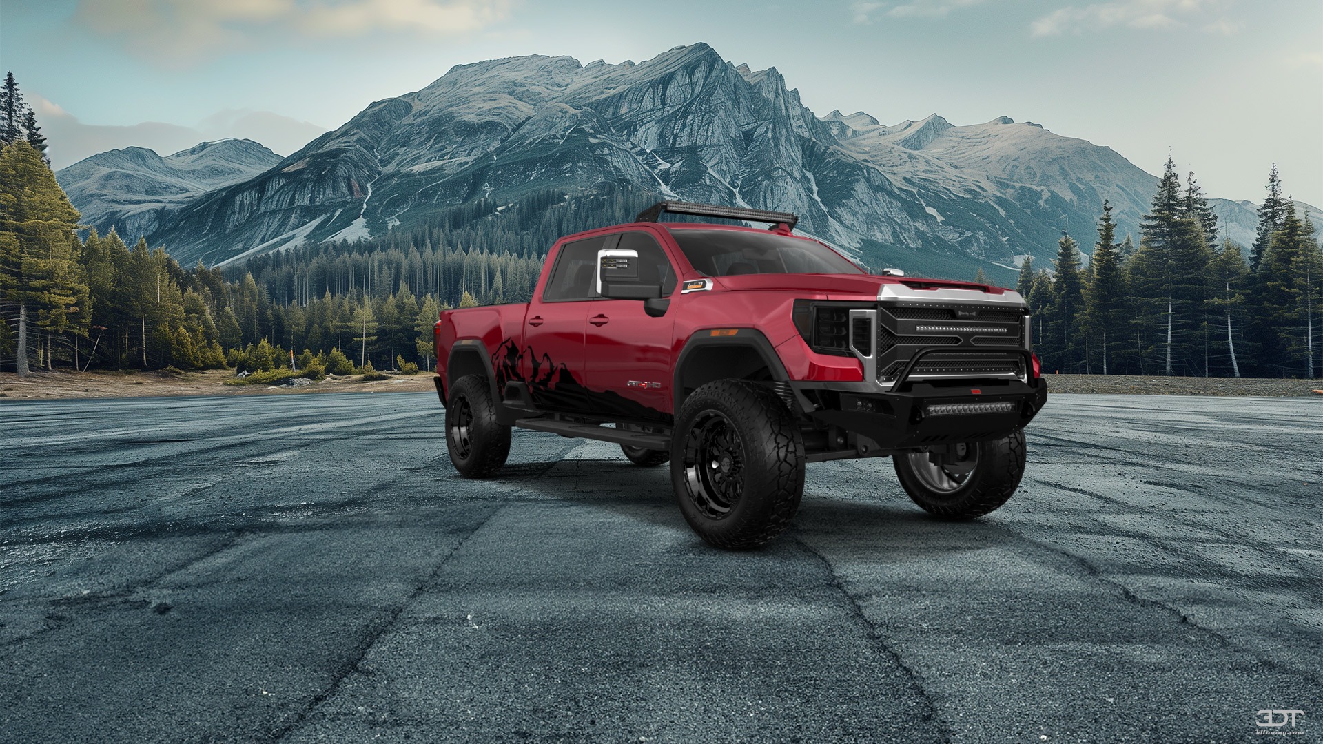 GMC Sierra 2500 HD 4 Door pickup truck 2020 tuning