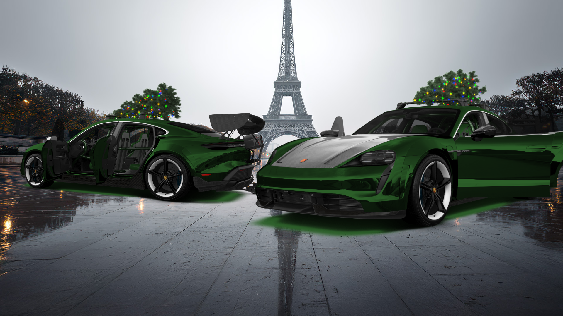 Porsche Taycan 4 Door Saloon 2019 tuning