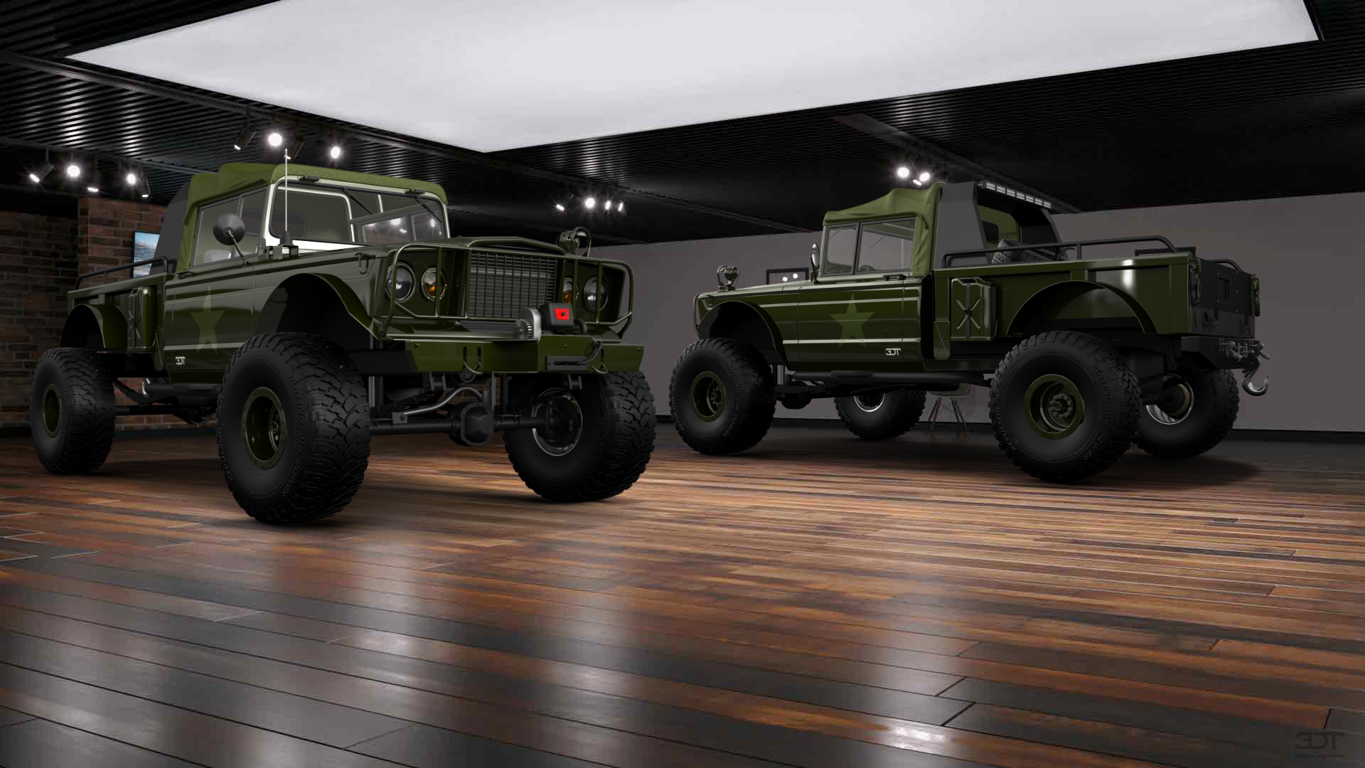 Jeep Kaiser M715 2 Door pickup truck 1968 tuning