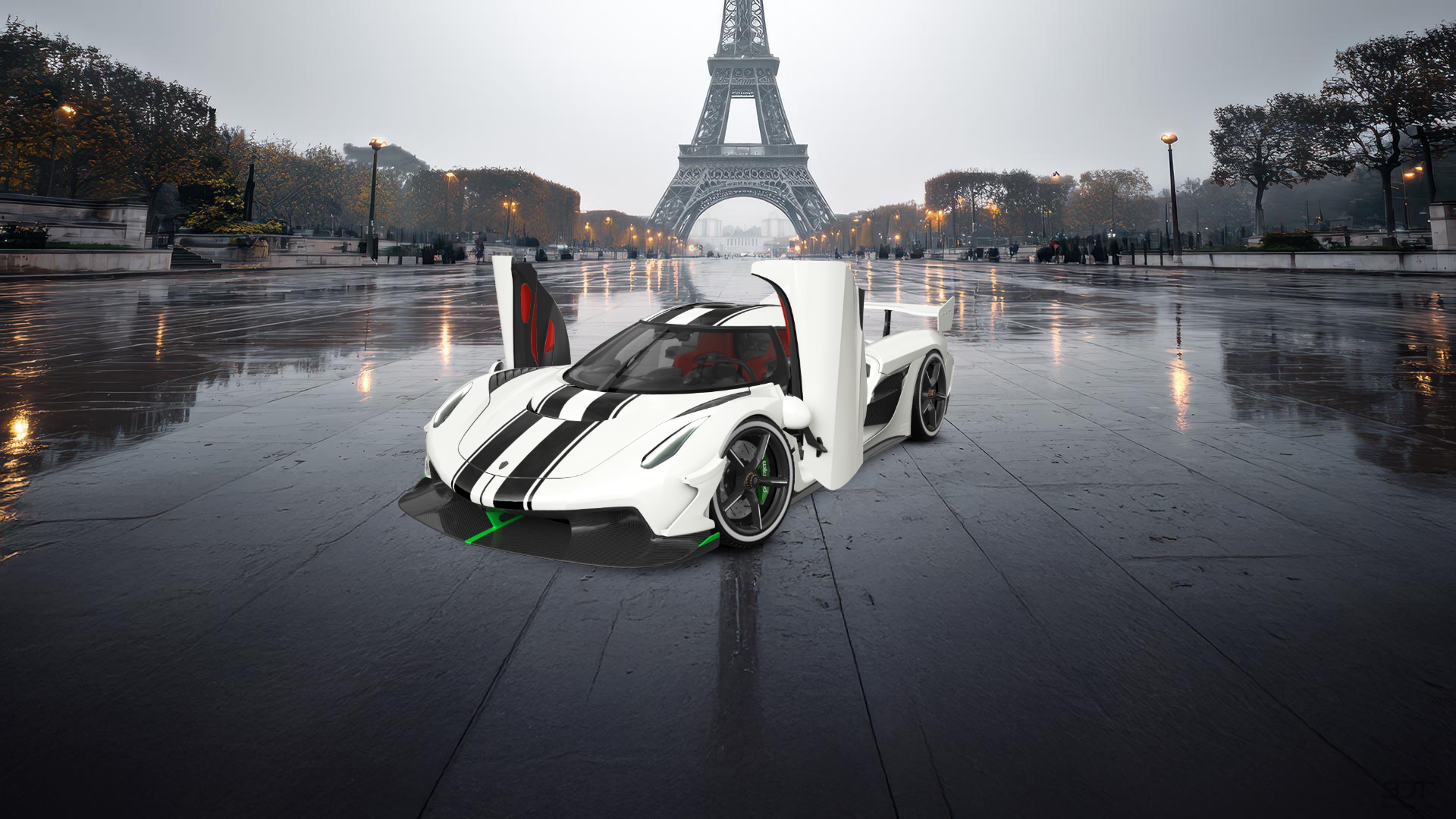 Koenigsegg Jesko 2 door targa top 2020 tuning