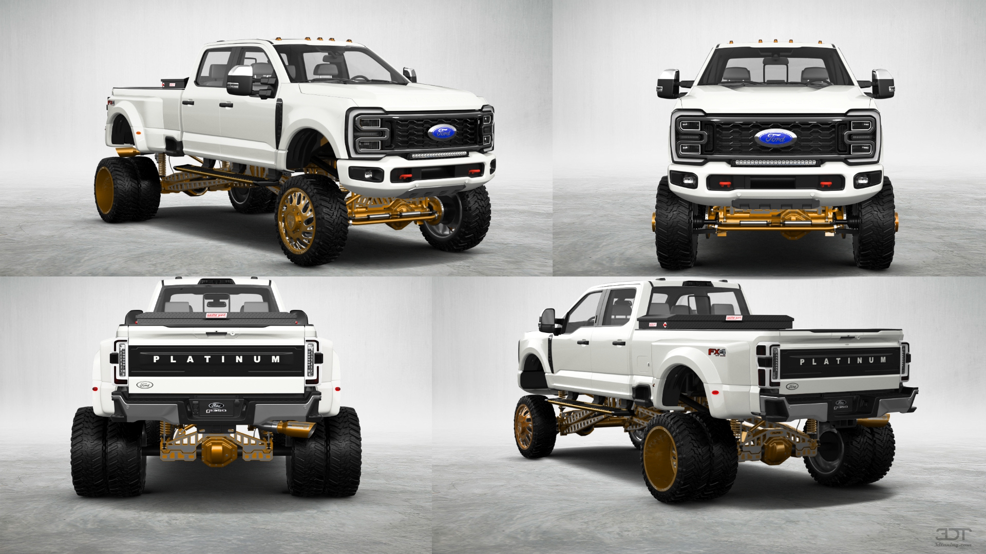 Ford F-350 DRW Crew Cab 4 Door pickup truck 2023 tuning