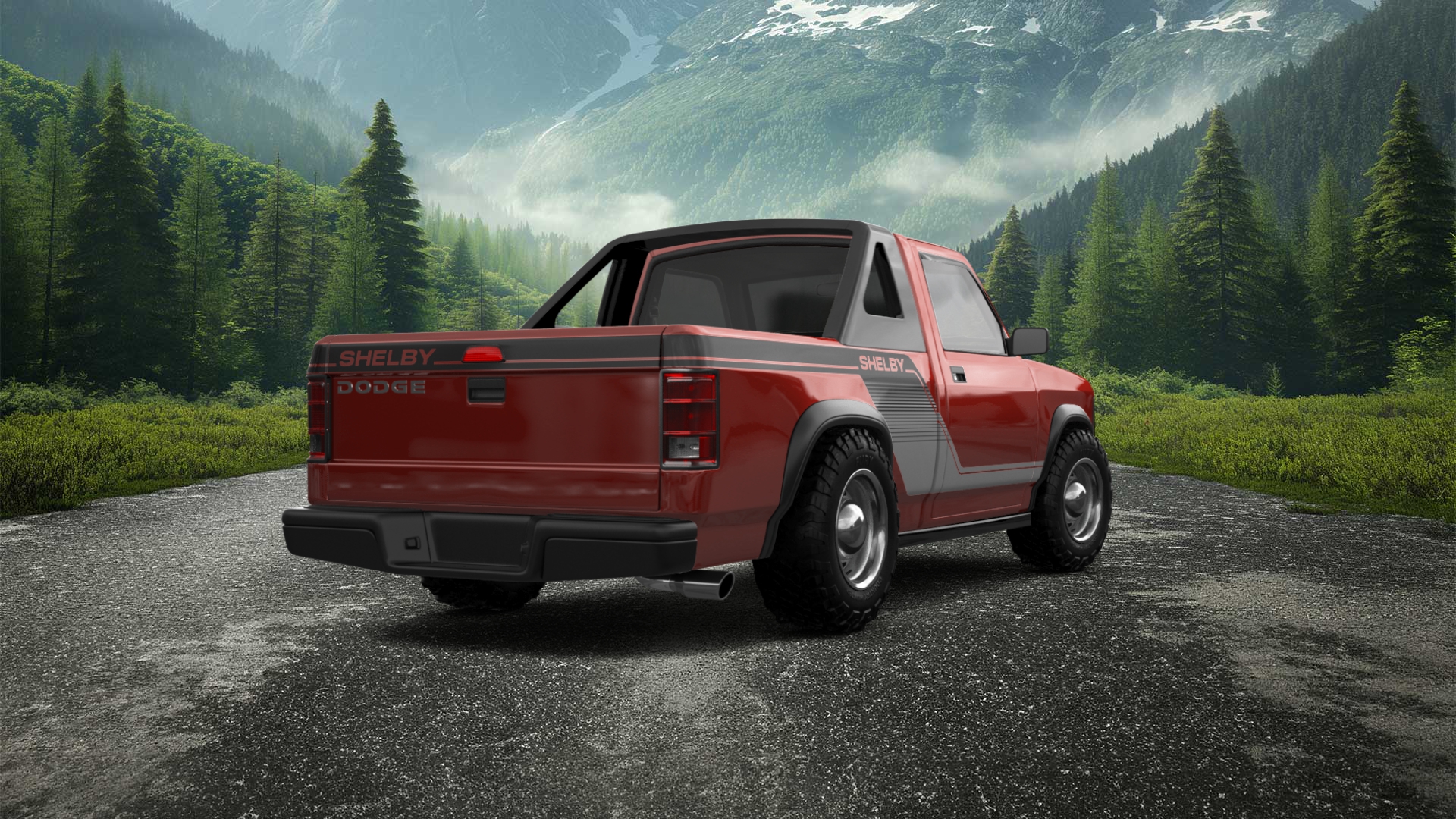 Dodge Dakota Regular Cab 2 Door pickup truck 1987