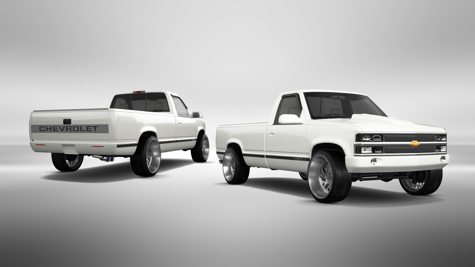 Tuning Chevrolet K1500 Regular Cab Fleetside Pickup 1988