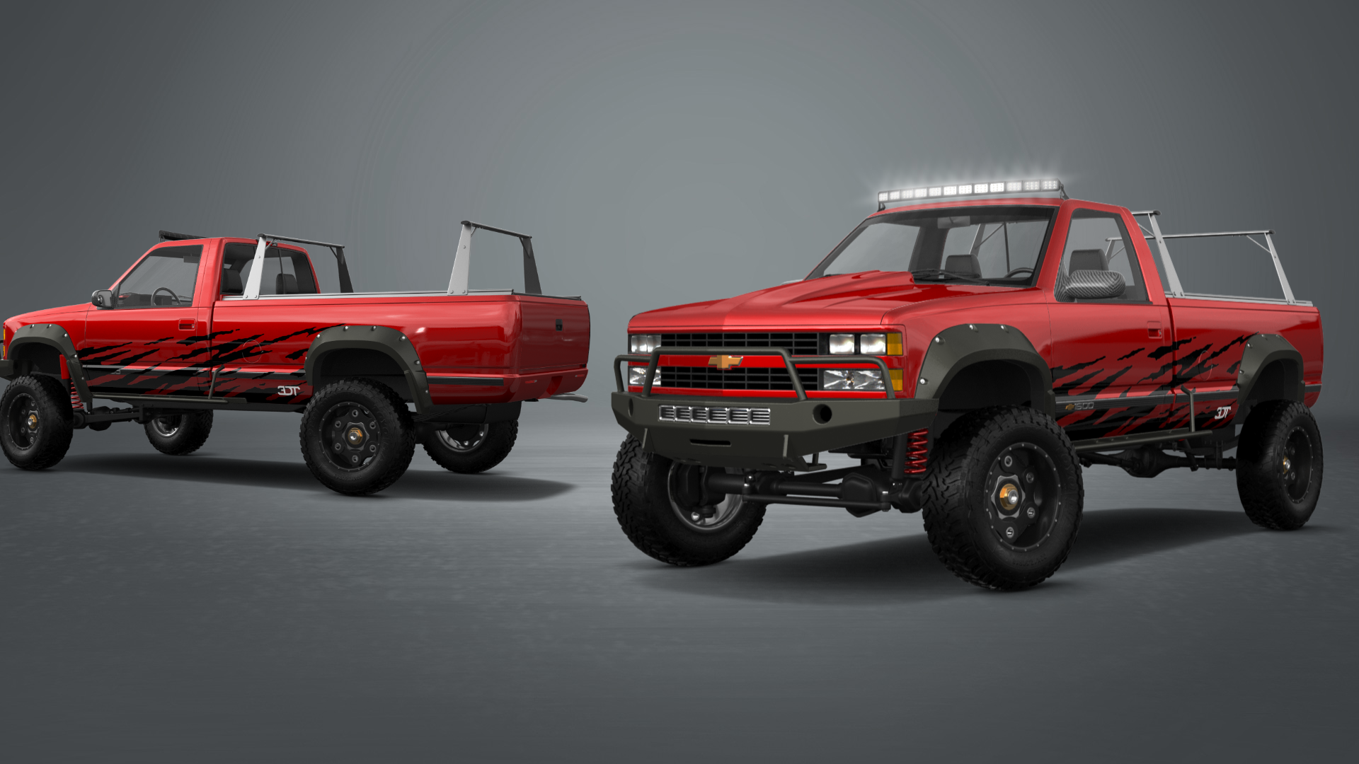 Tuning Chevrolet K1500 Regular Cab Fleetside Pickup 1988