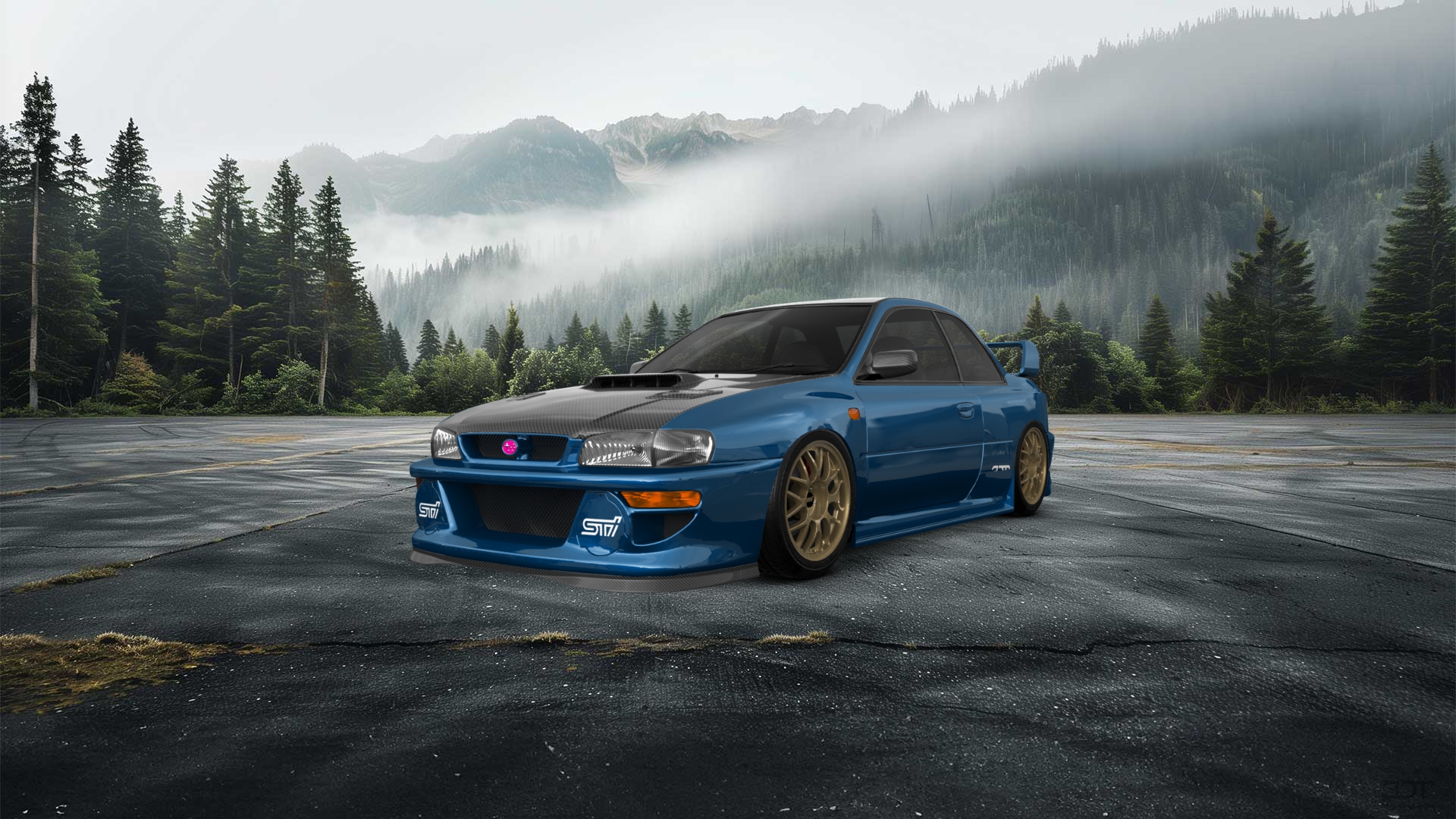 Subaru Impreza WRX STI 22B 2 Door Coupe 2000 tuning